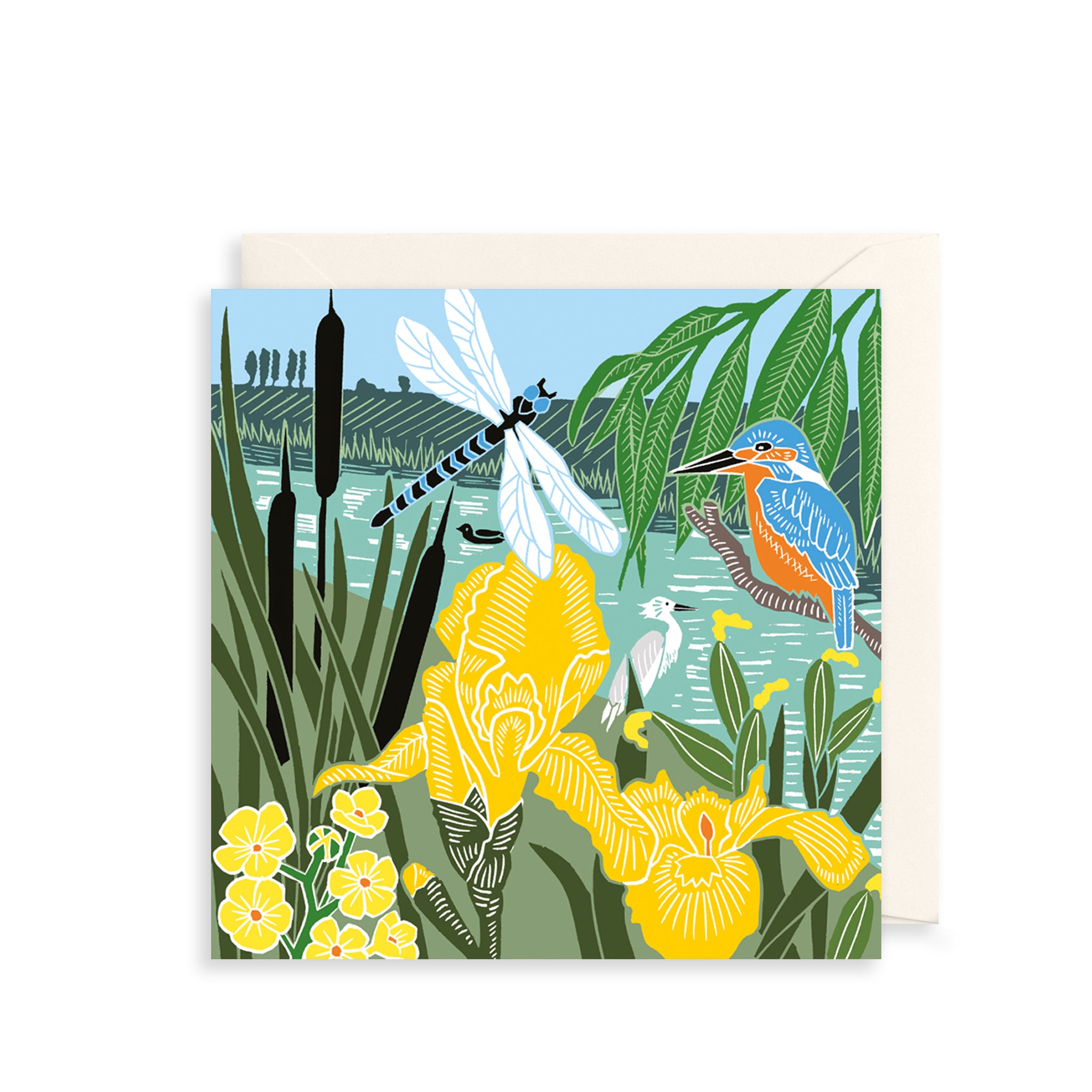 Waterside Wildlife Greetings Card The Art File