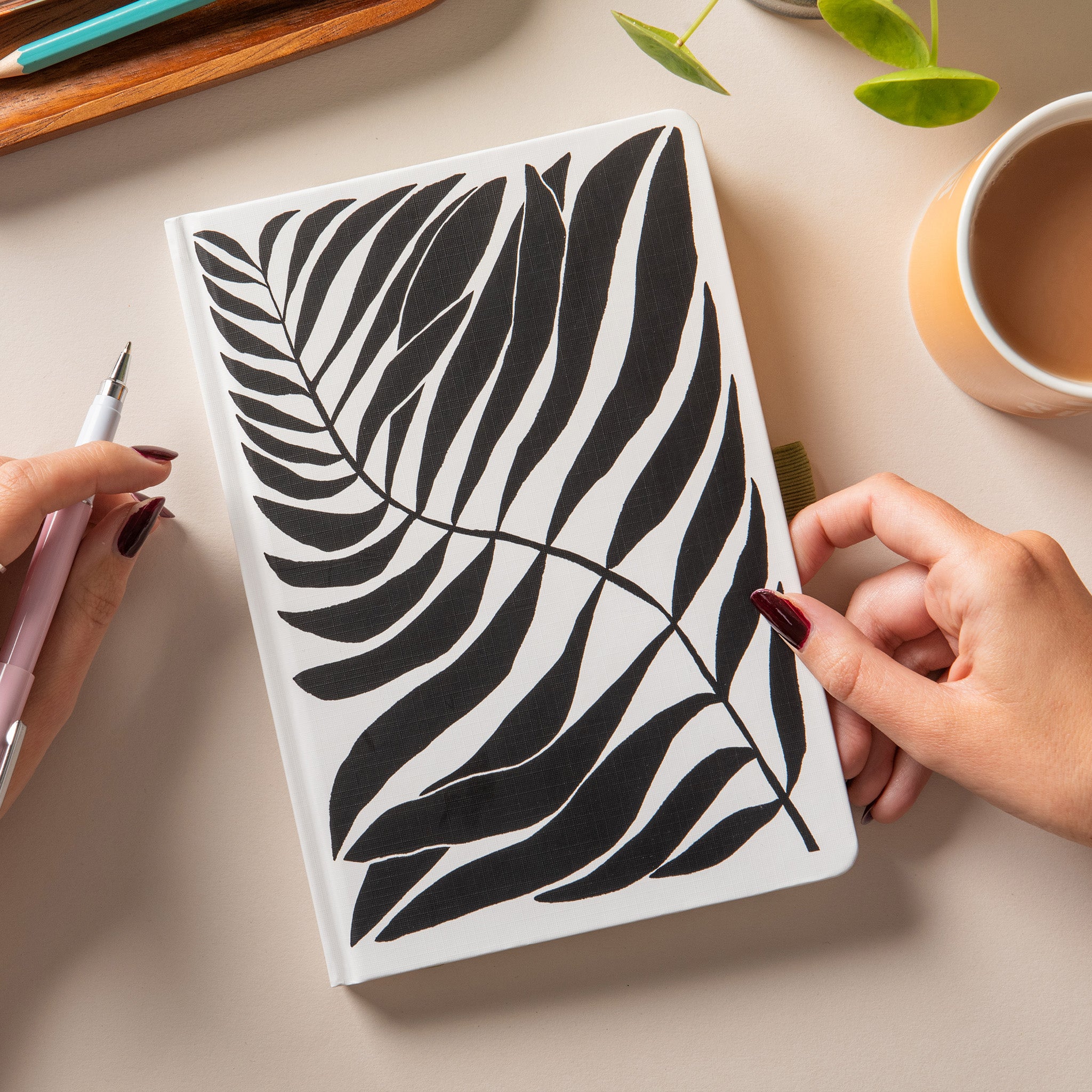 A5 Fern Hardback Notebook
