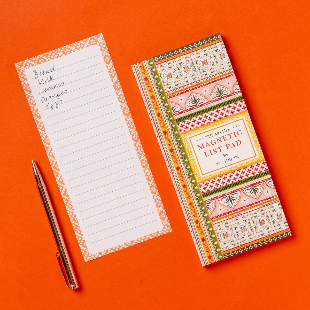 Medina Pattern Magnetic List Pad