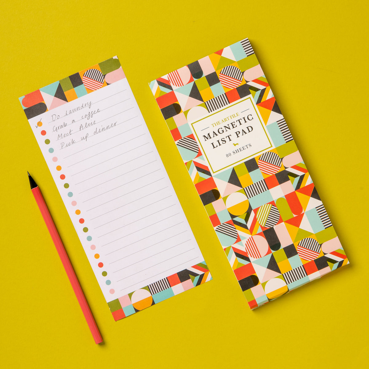 Geometric Magnetic List Pad