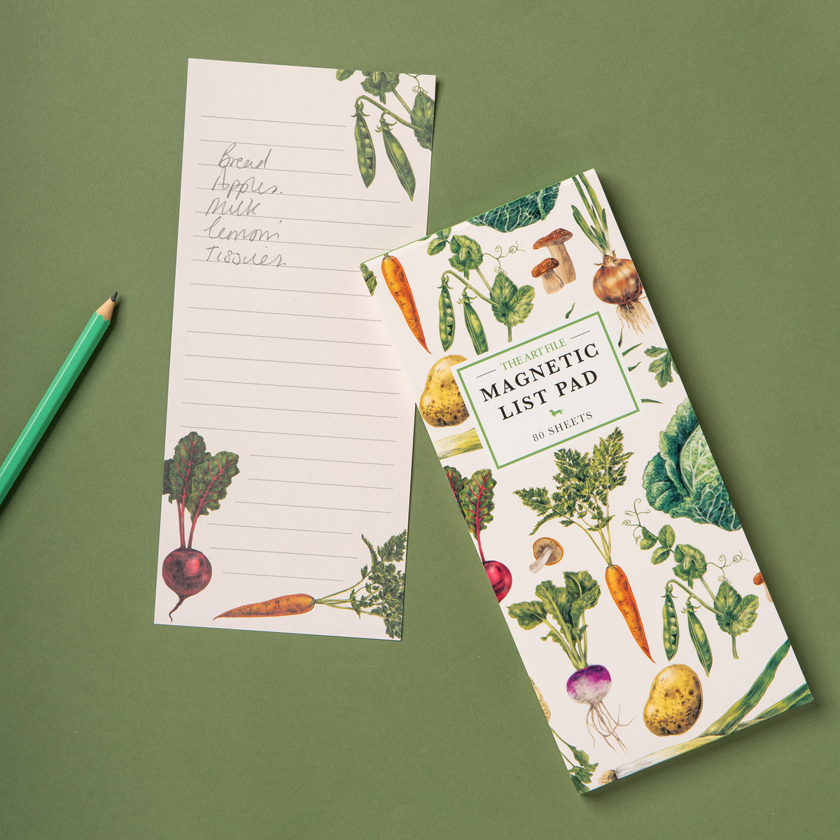 Garden Vegetables Magnetic List Pad | PAD09