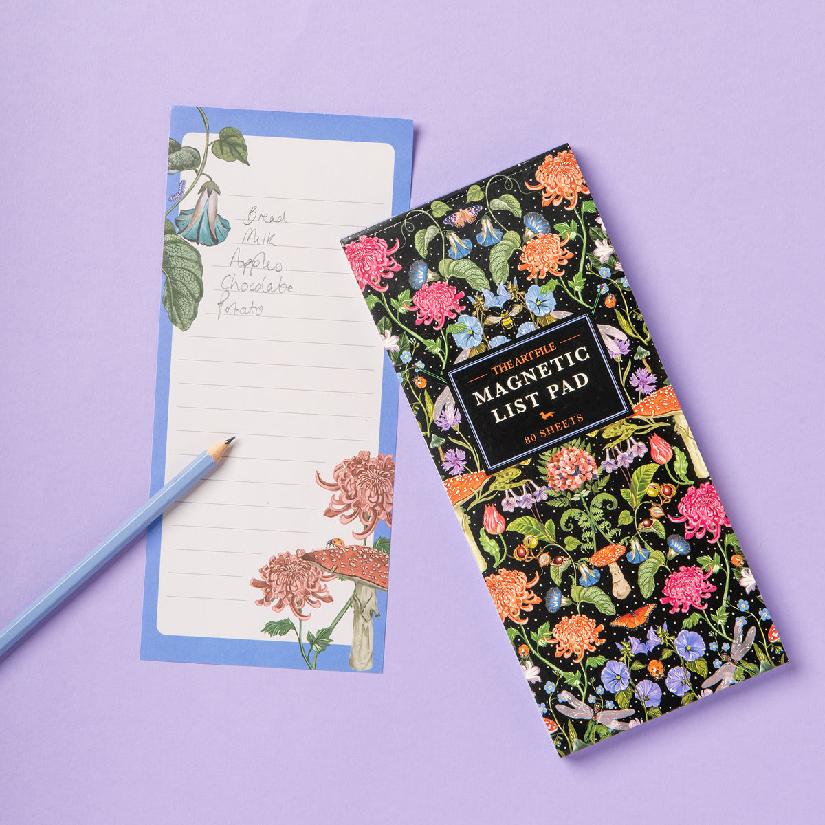 Midnight Bloom Magnetic List Pad | PAD10