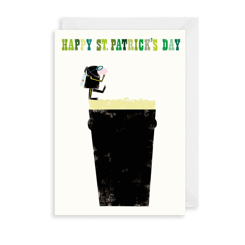 Happy St.Patrick's Day Greetings Card The Art File