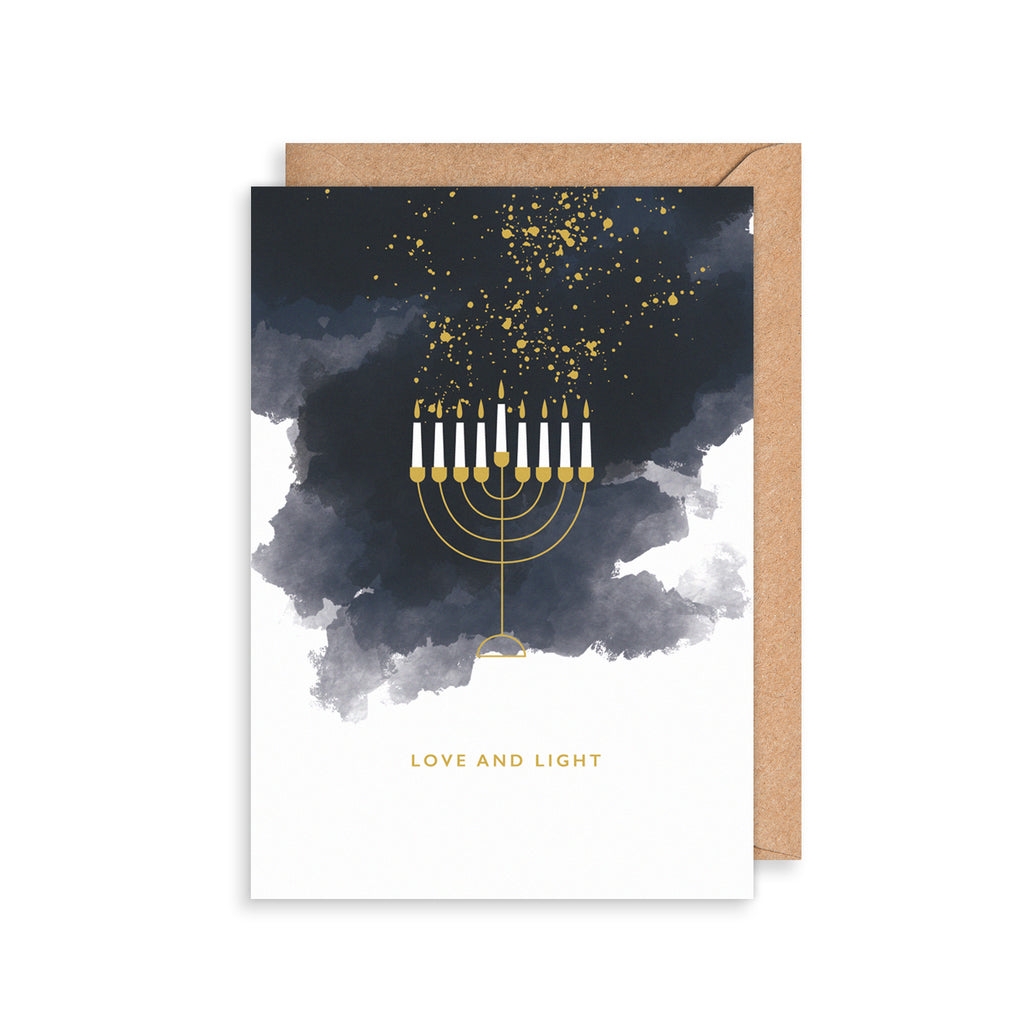 Hanukkah Love Greetings Card The Art File