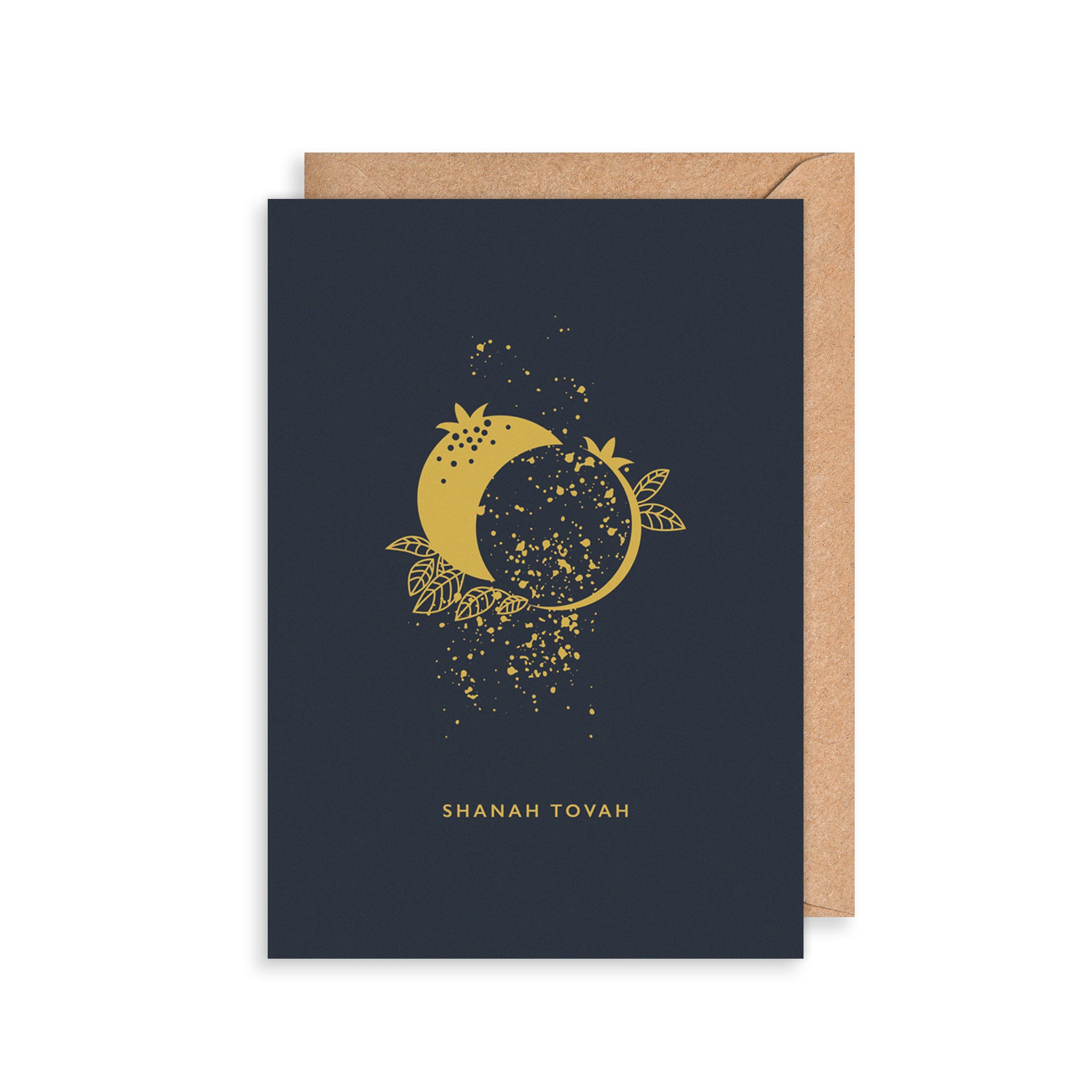 Shanah Tovah Moon Greetings Card The Art File