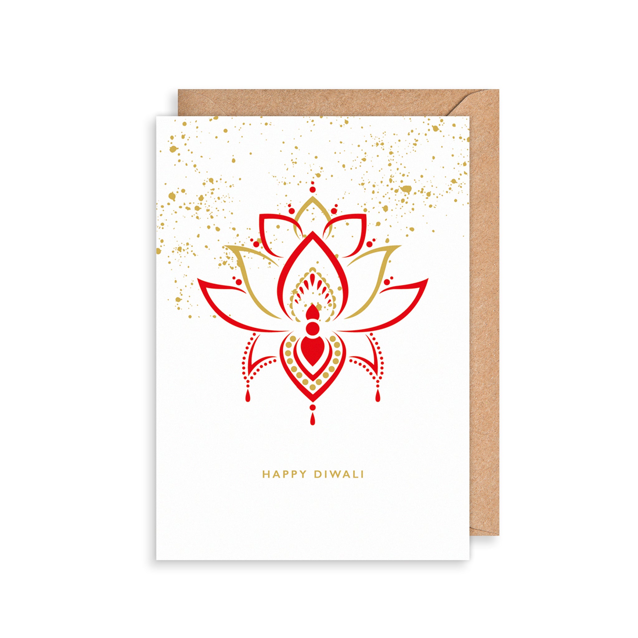 Diwali Flower Greetings Card The Art File