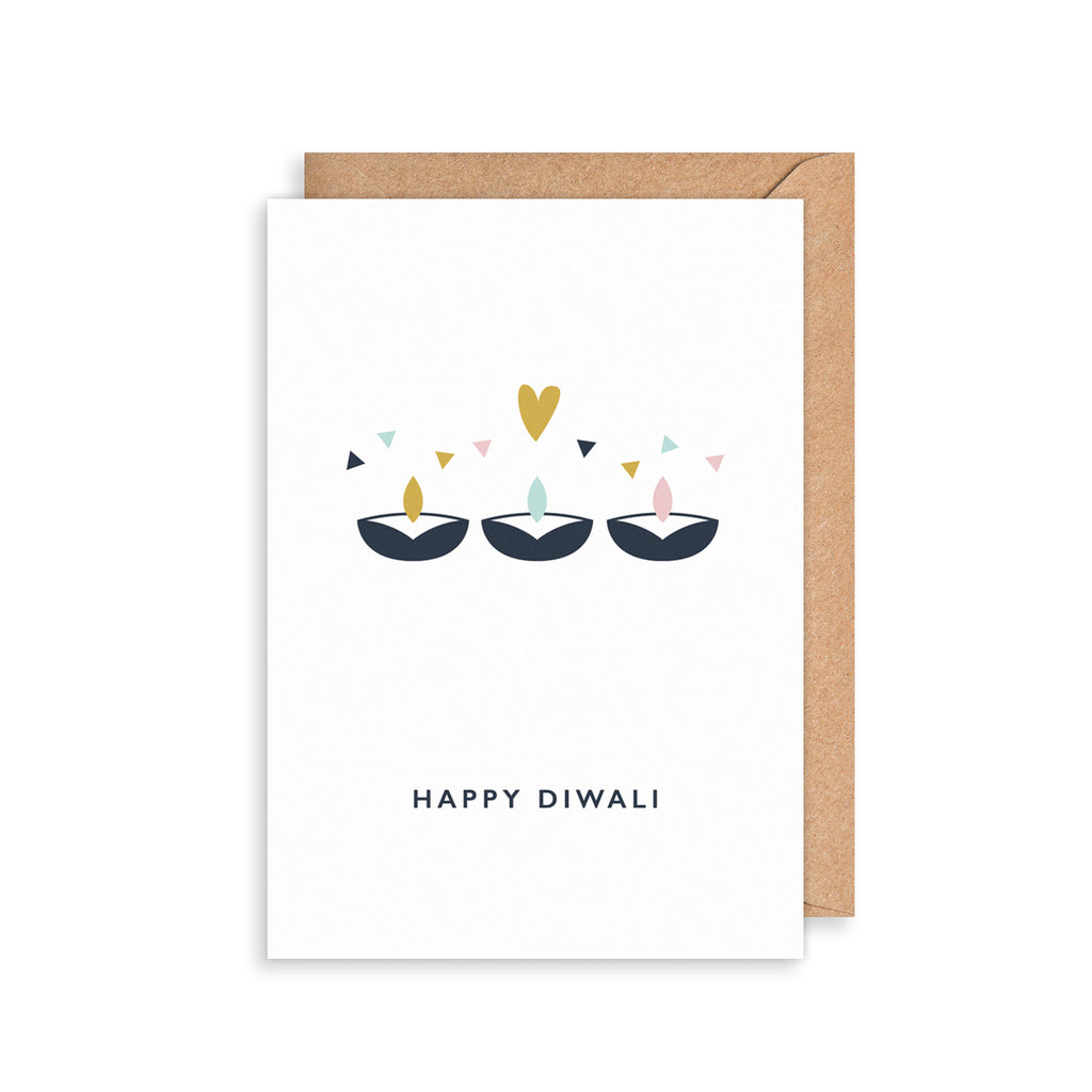 Diwali Light Greetings Card The Art File