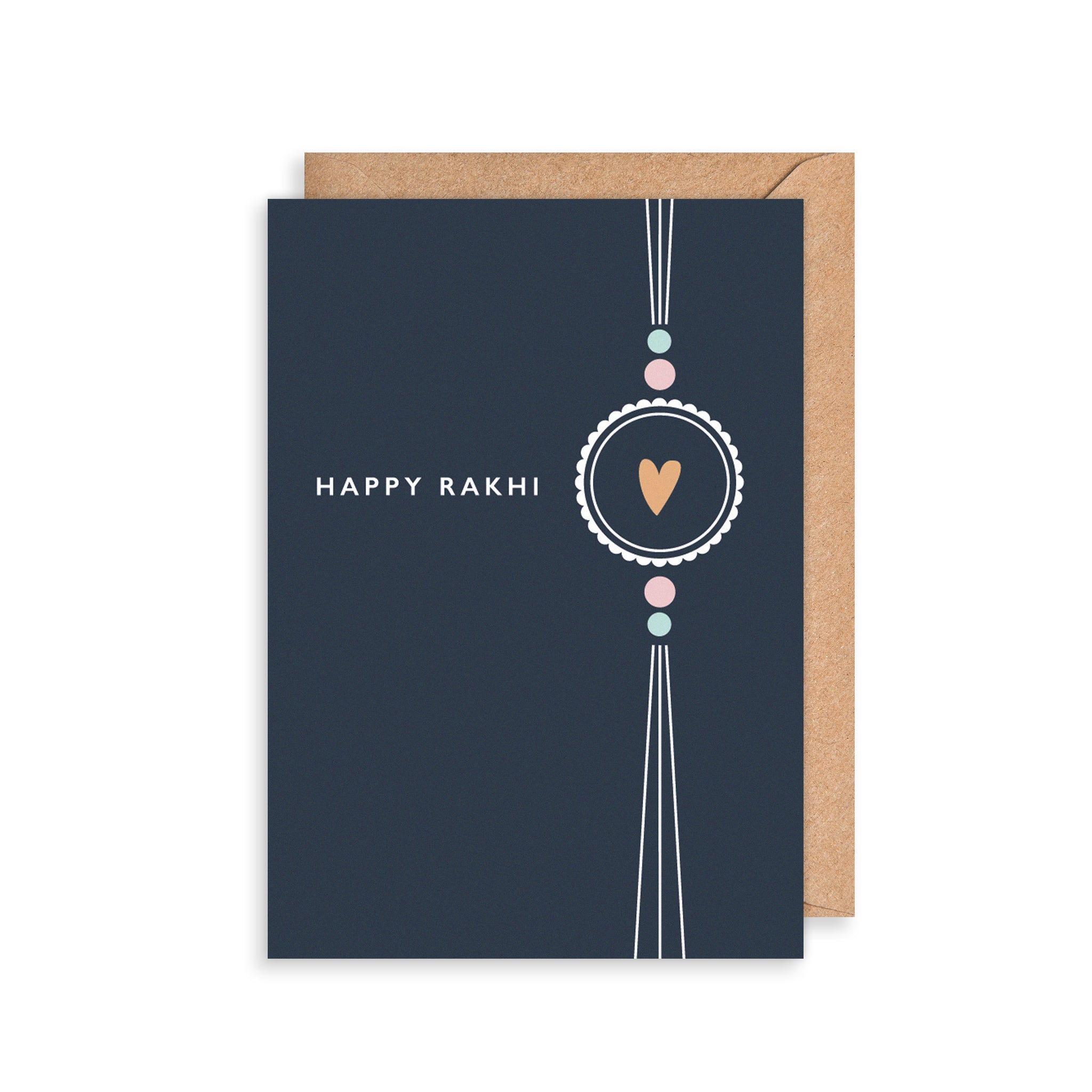 Rakhi Heart Greetings Card The Art File