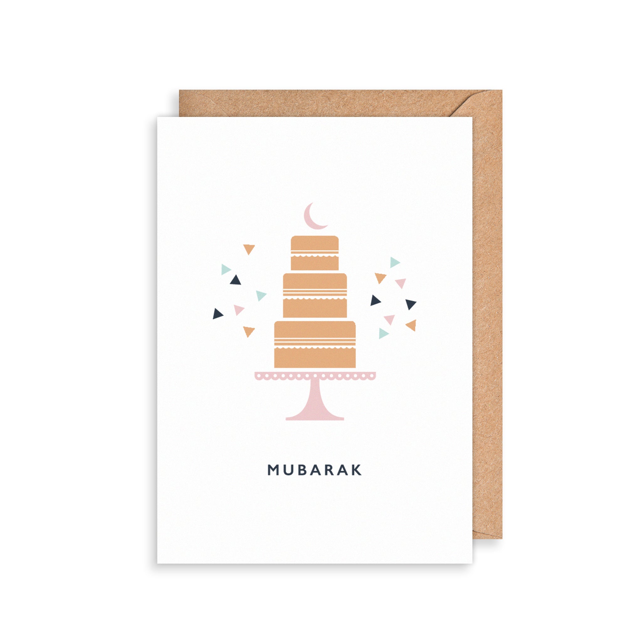 Mubarak Cake Greetings Card The Art File
