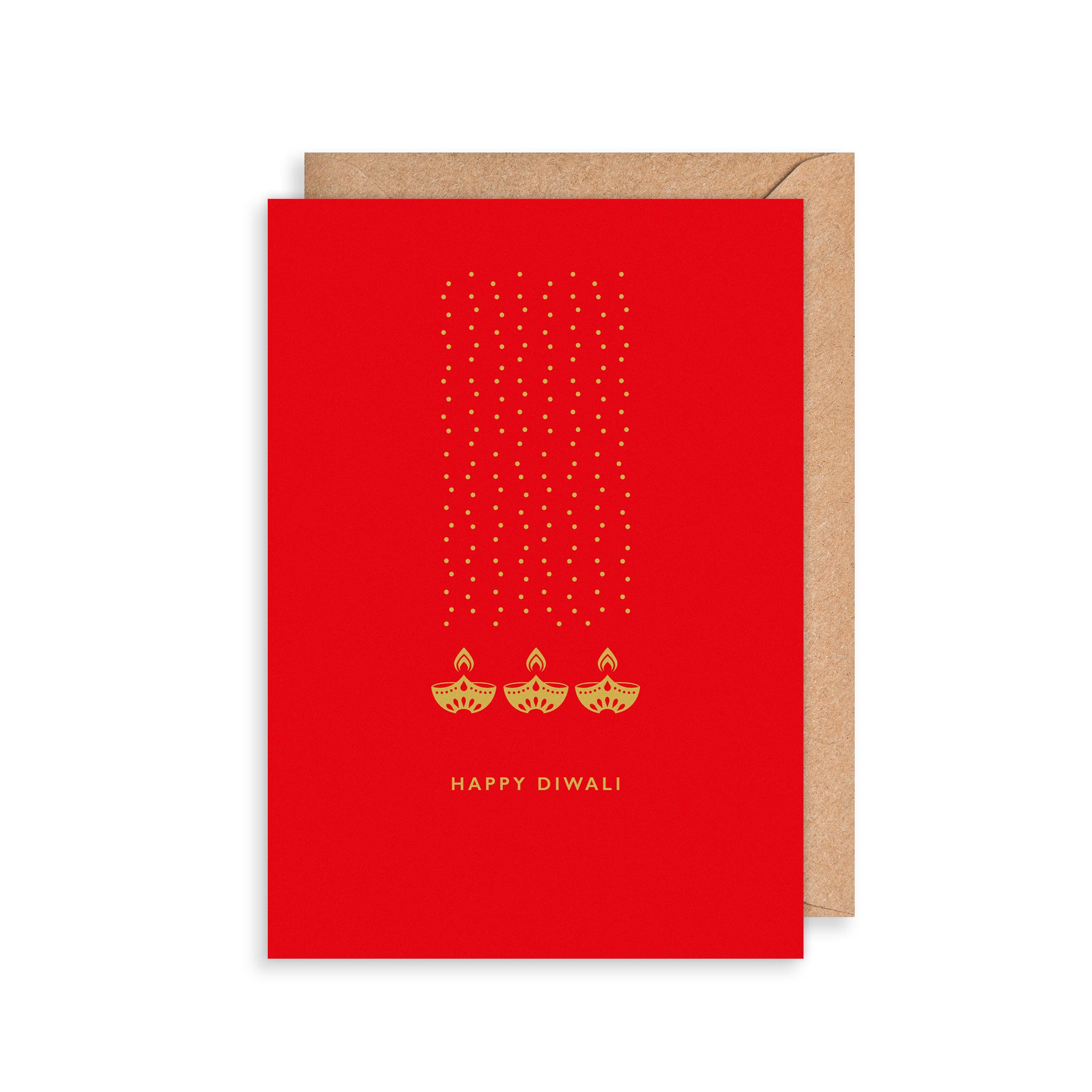 Diwali Candles Greetings Card The Art File