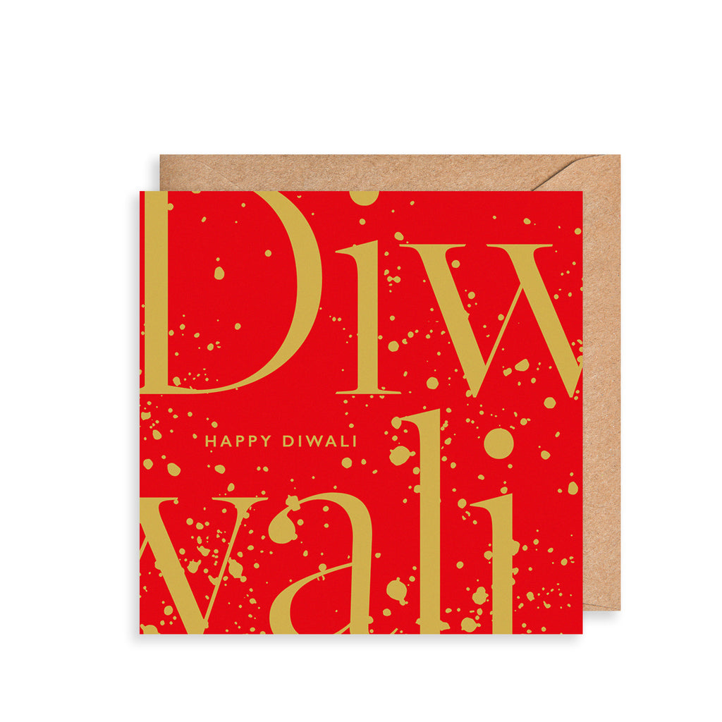 Diwali Letters Greetings Card The Art File