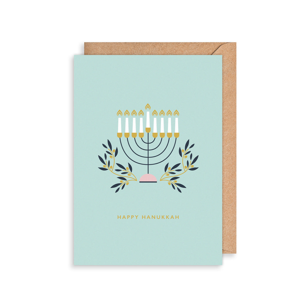 Hanukkah Light Greetings Card The Art File