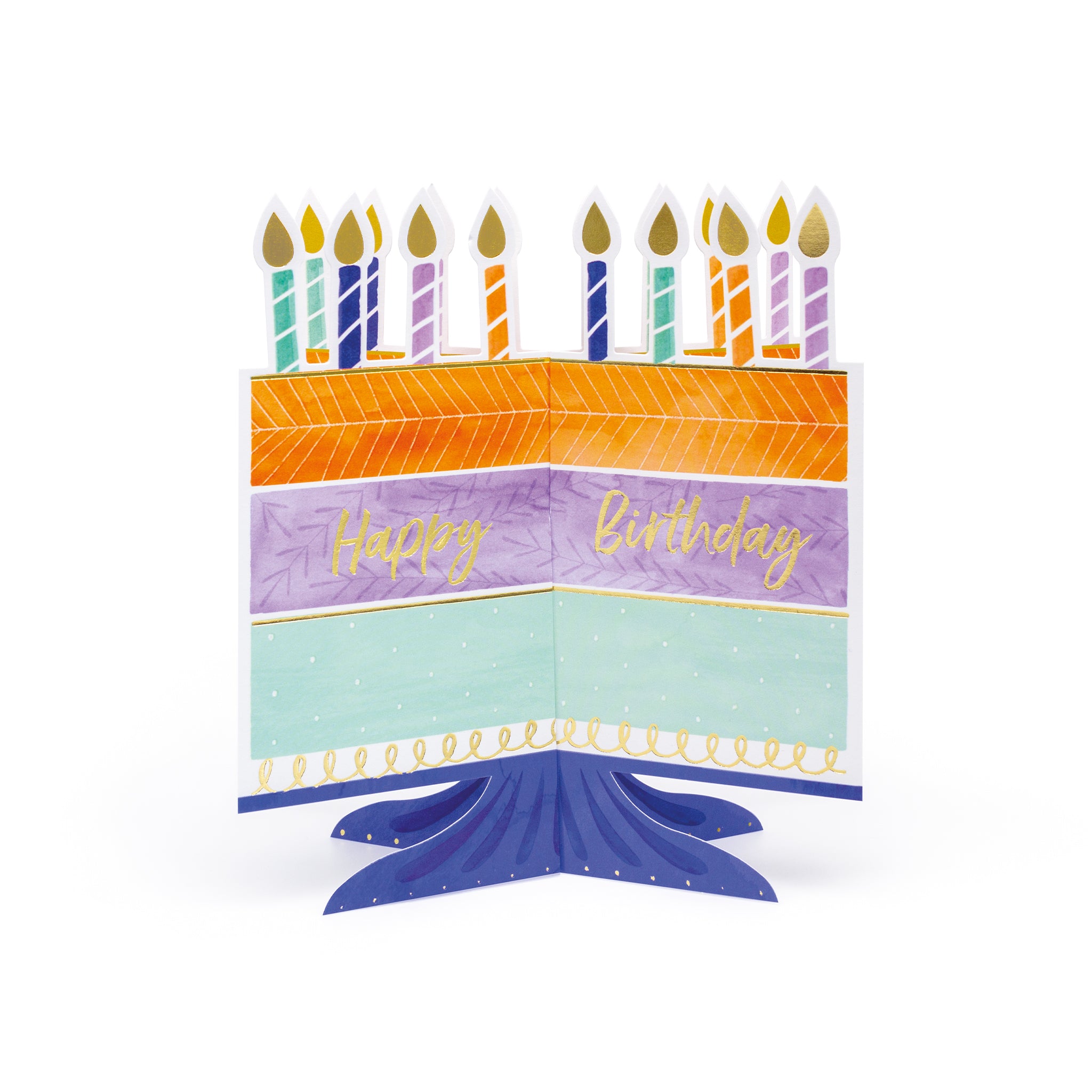 Birthday Cake, 3D Greetings Card The Art File
