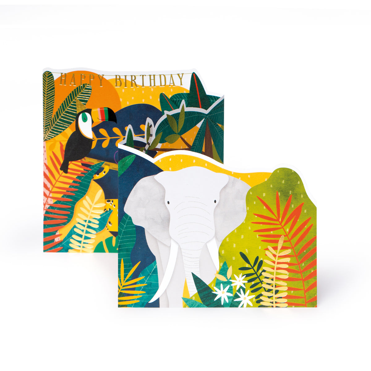 Jungle Animals, 3D Greetings Card | The Art File