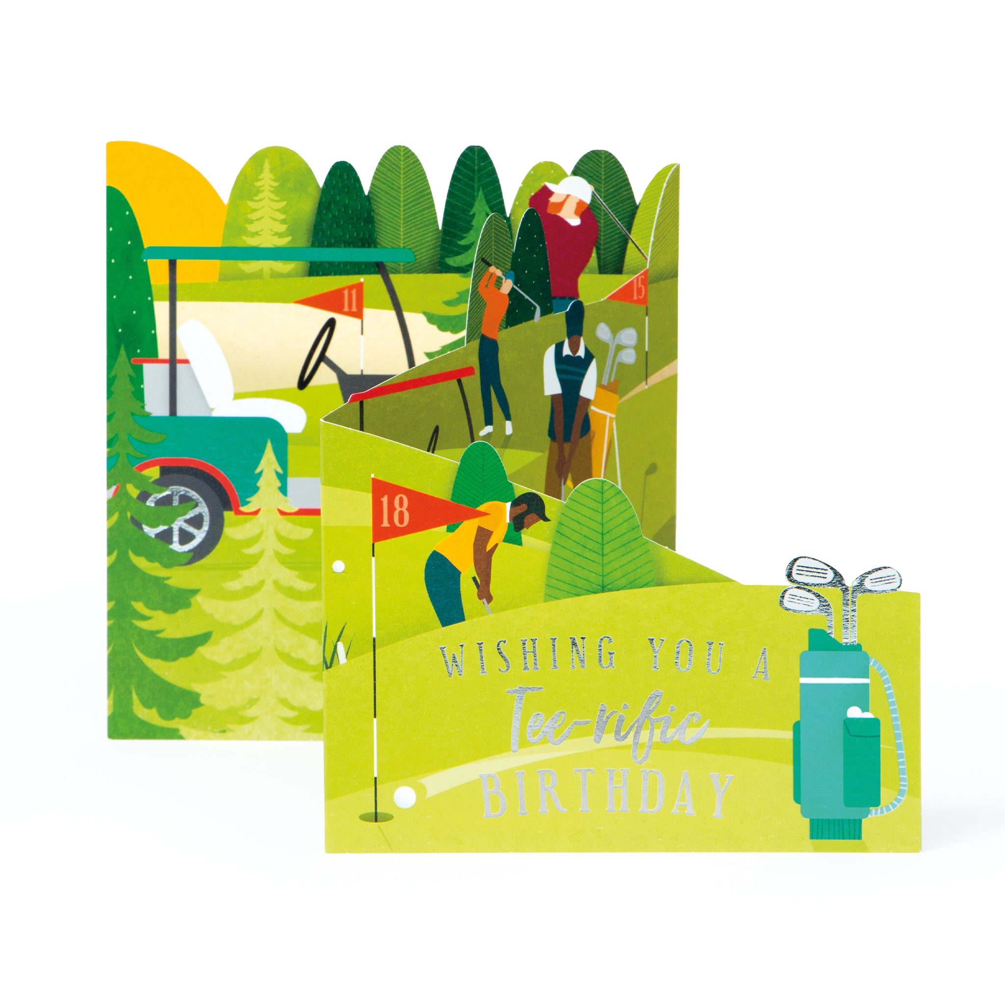 Golf Tee-rific, 3D Greetings Card The Art File