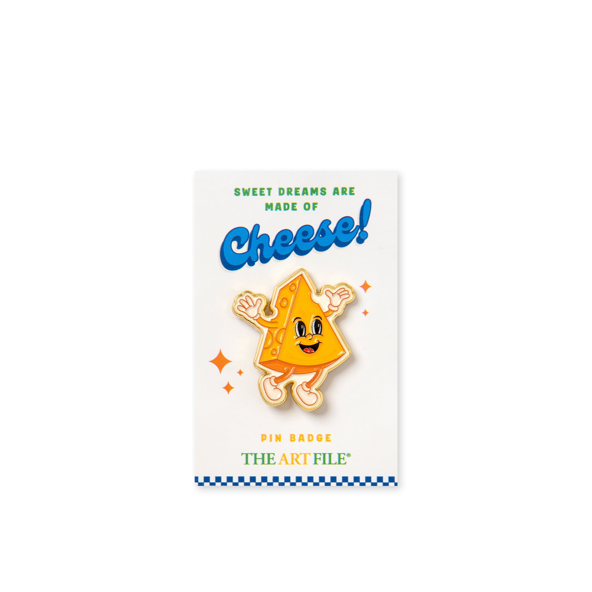 Cheese Metal Pin Badge