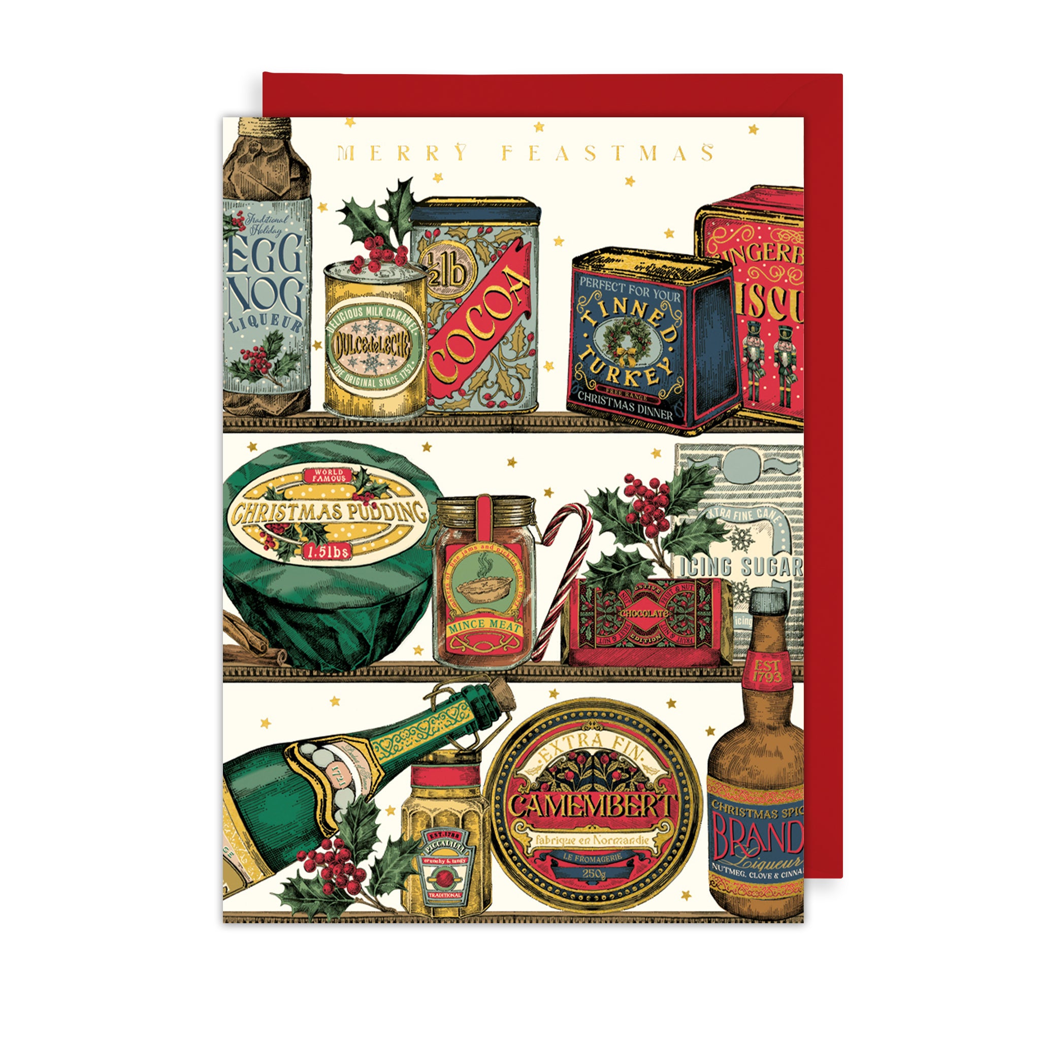 Vintage Pantry Christmas Card