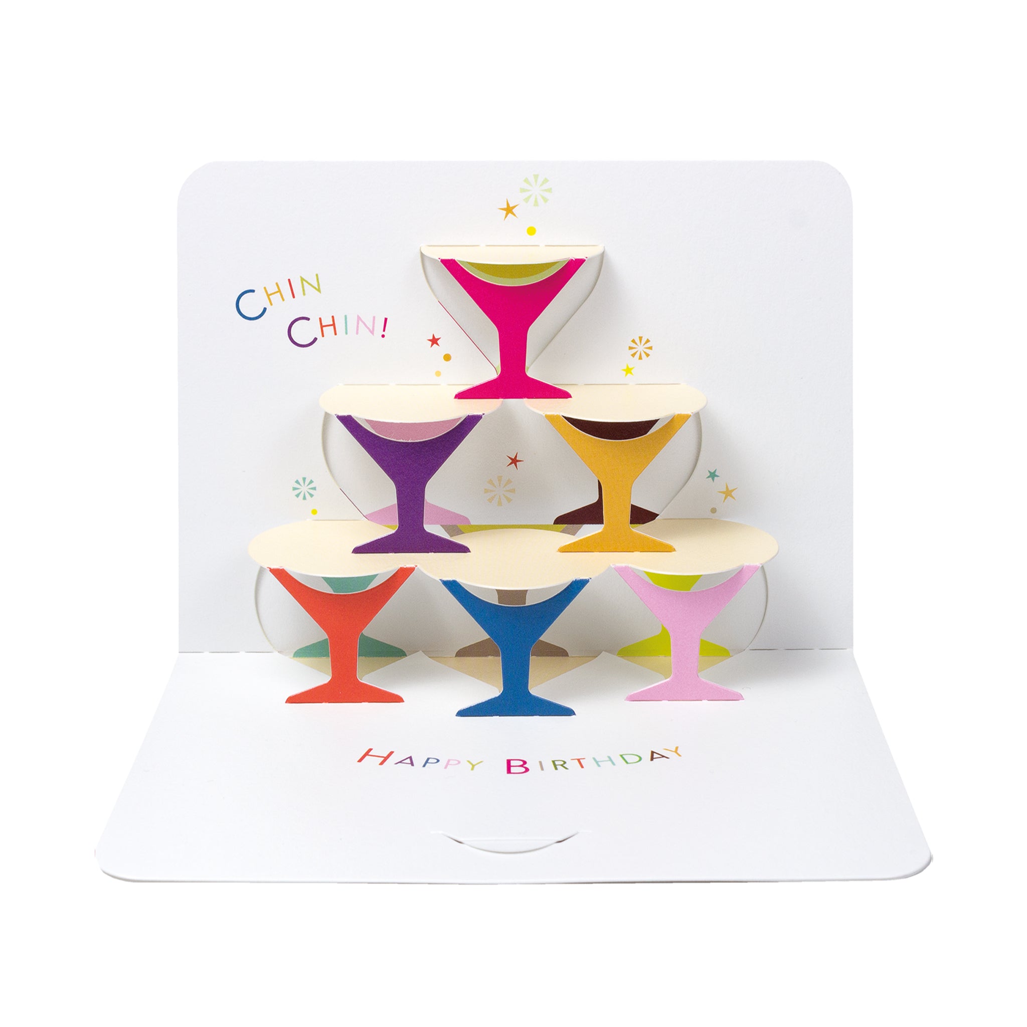 Chin Chin, 3D Pop-Up Card The Art File