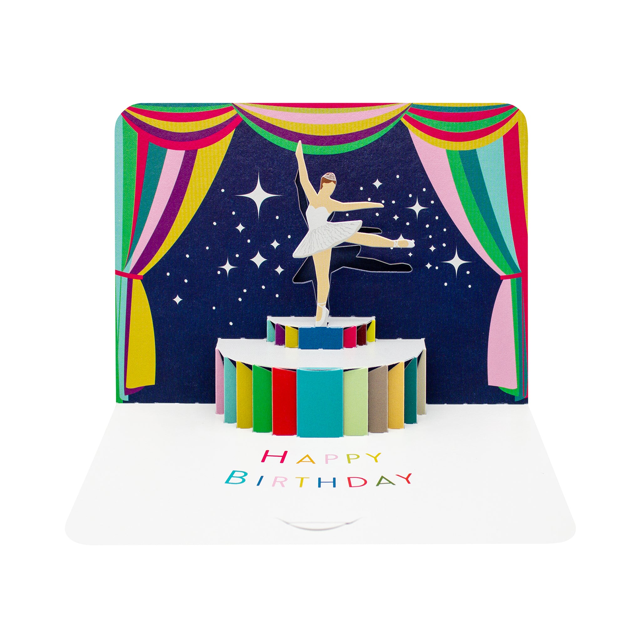 Ballerina, 3D Pop-Up Card The Art File