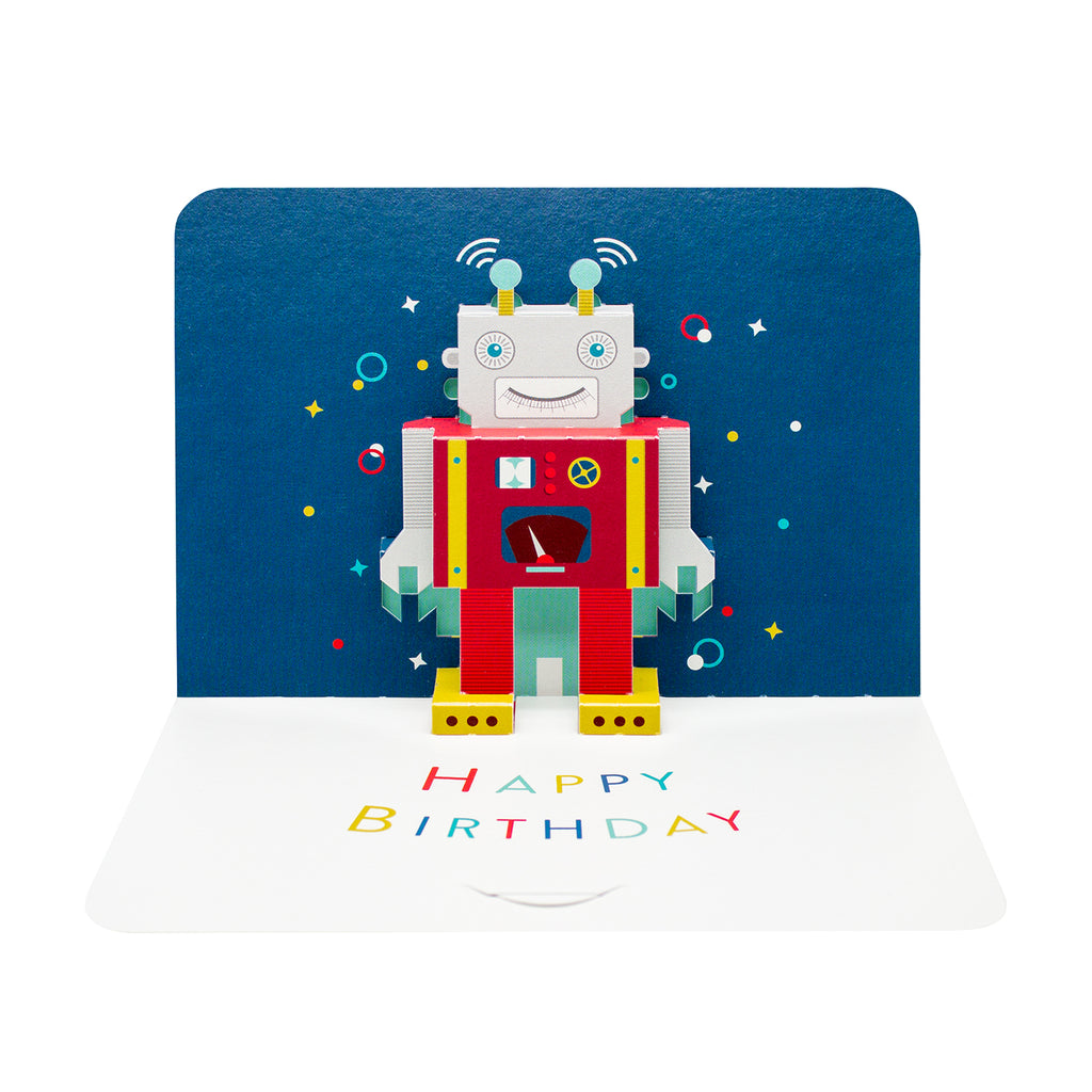Robot, 3D Pop-Up Card The Art File