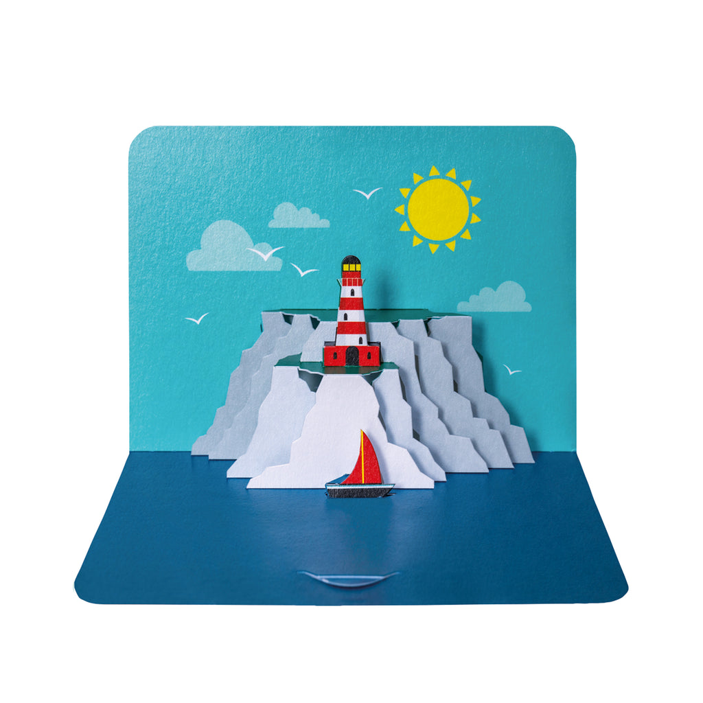 Lighthouse, 3D Pop-Up Card The Art File