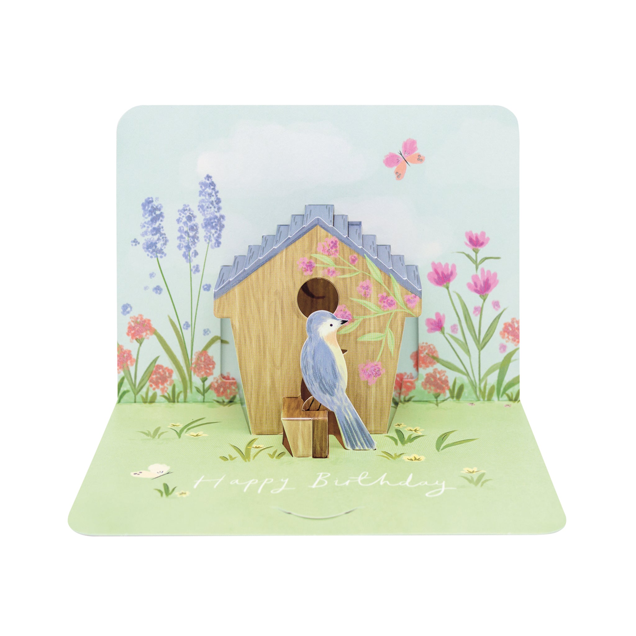Bird House, 3D Pop-Up Card The Art File