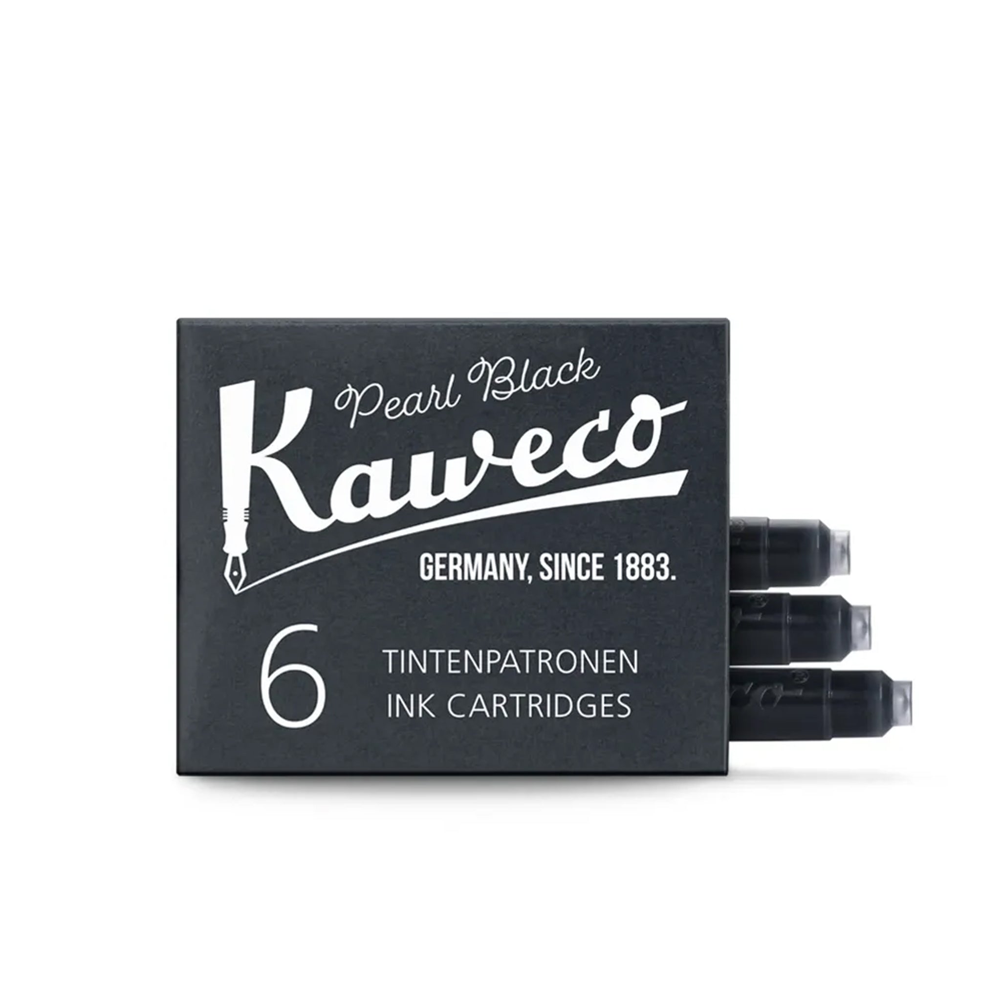 Kaweco Ink Cartridges - Pack of 6 - Pearl Black