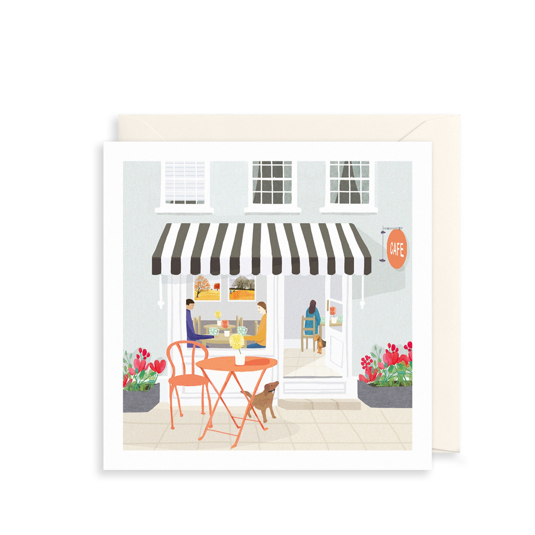 Coffee Cafe Greetings Card