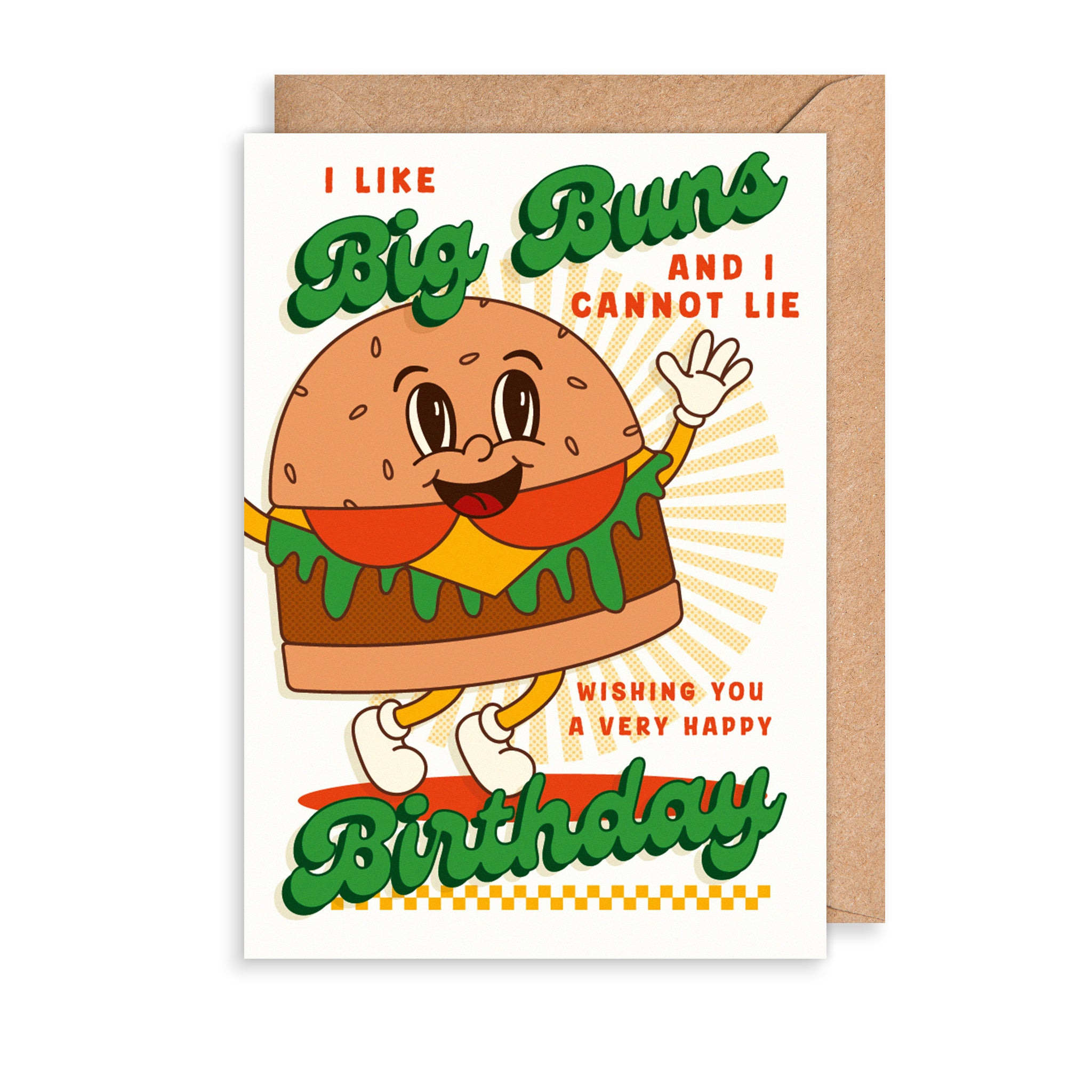 I Like Big Buns! Birthday Card