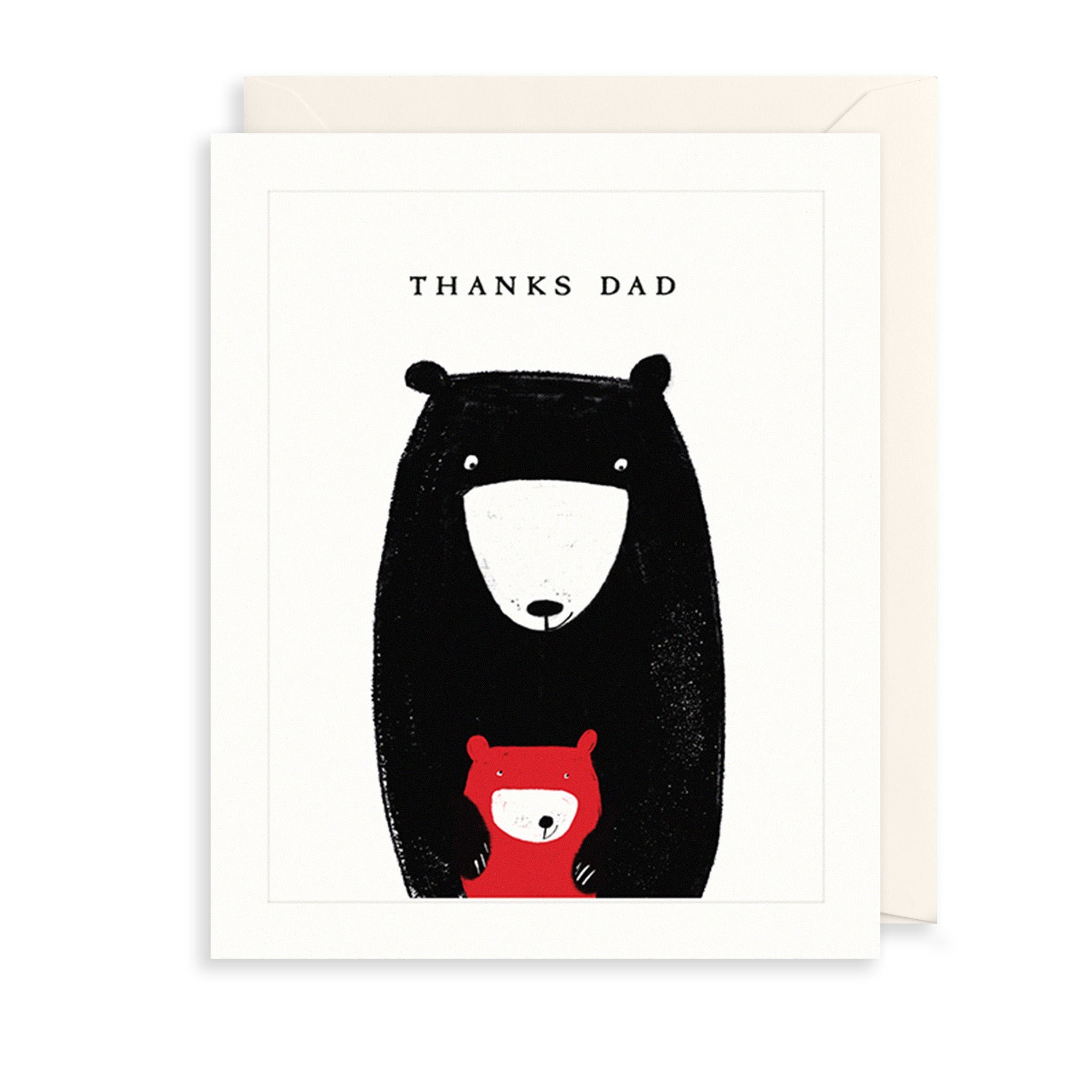 Thanks Dad Greetings Card The Art File