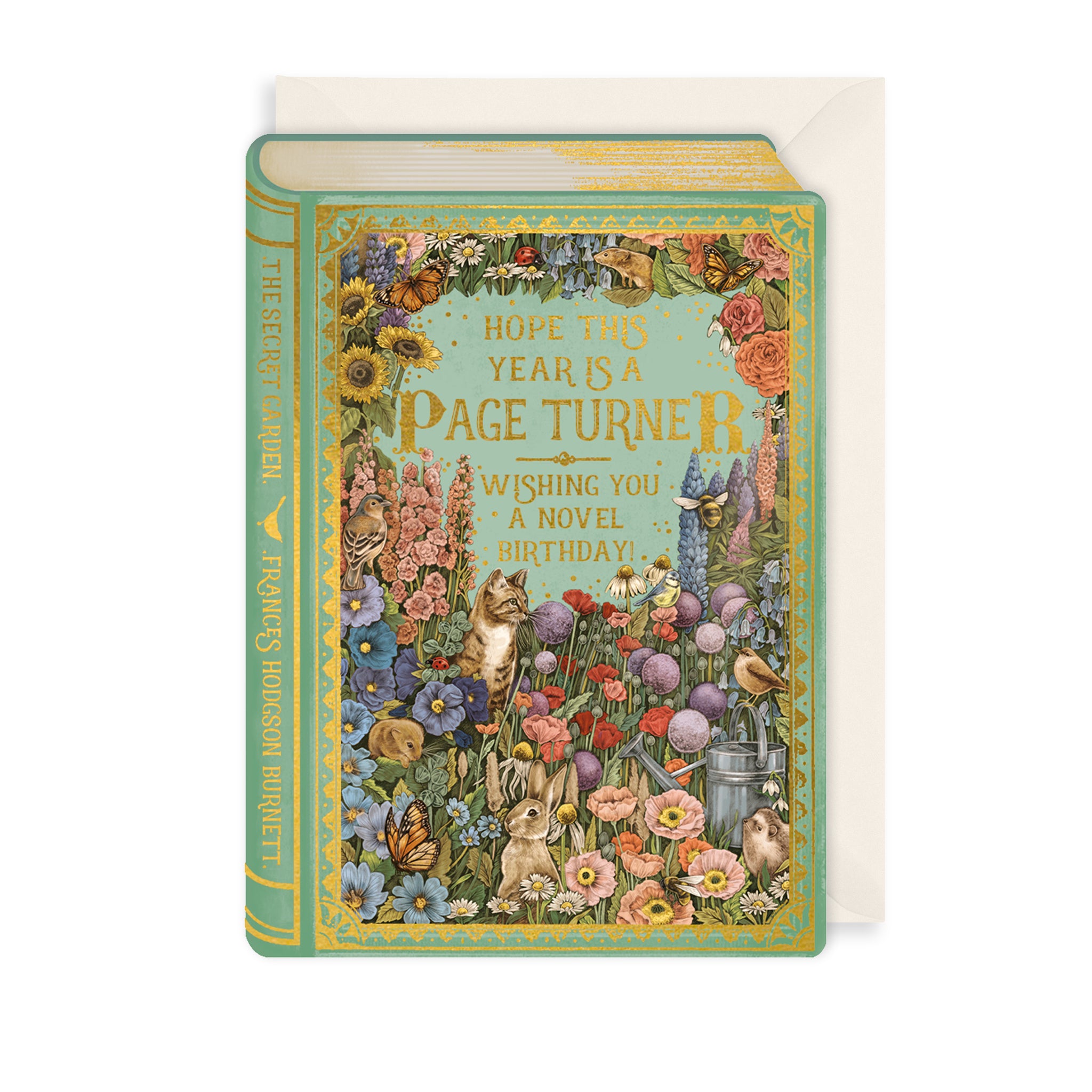 Hope it's a Page Turner! Book Birthday Card