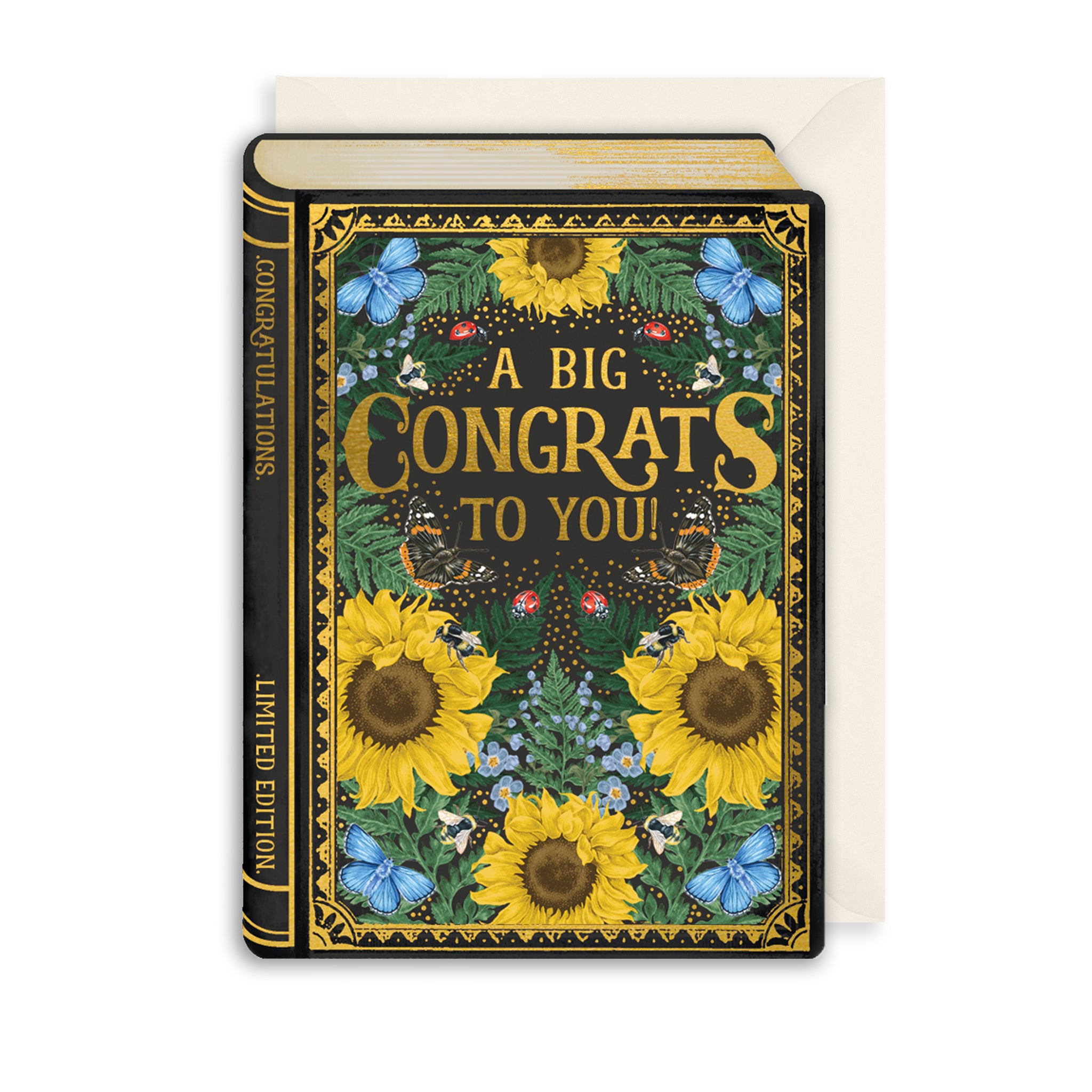 A Big Congratulations! Book Greetings Card