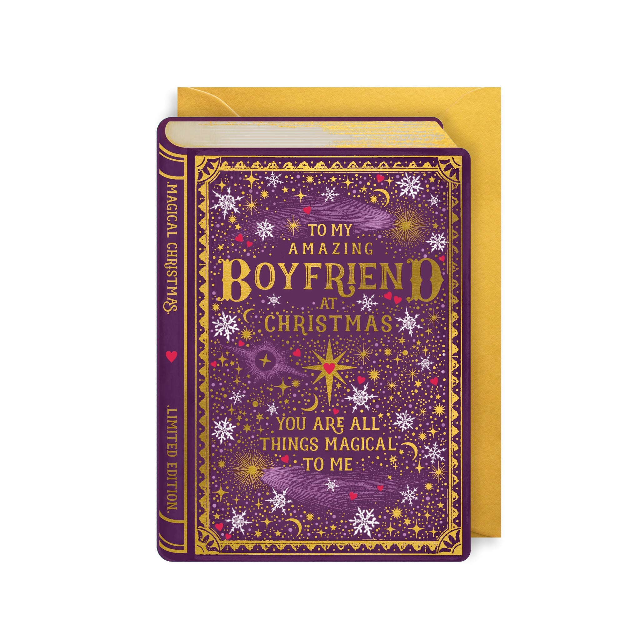 Boyfriend Storybook Christmas Card