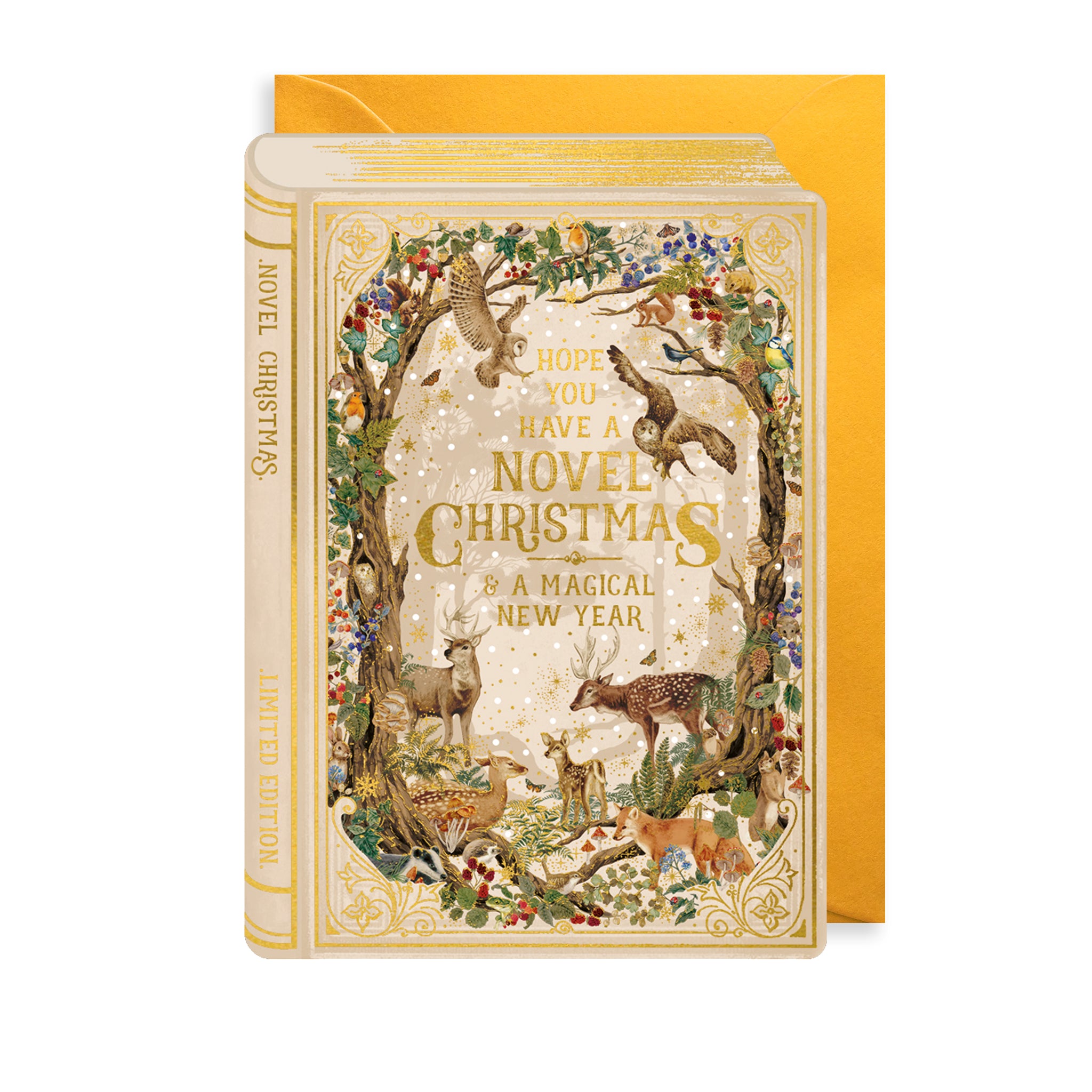 Novel Christmas, Storybook Christmas Card