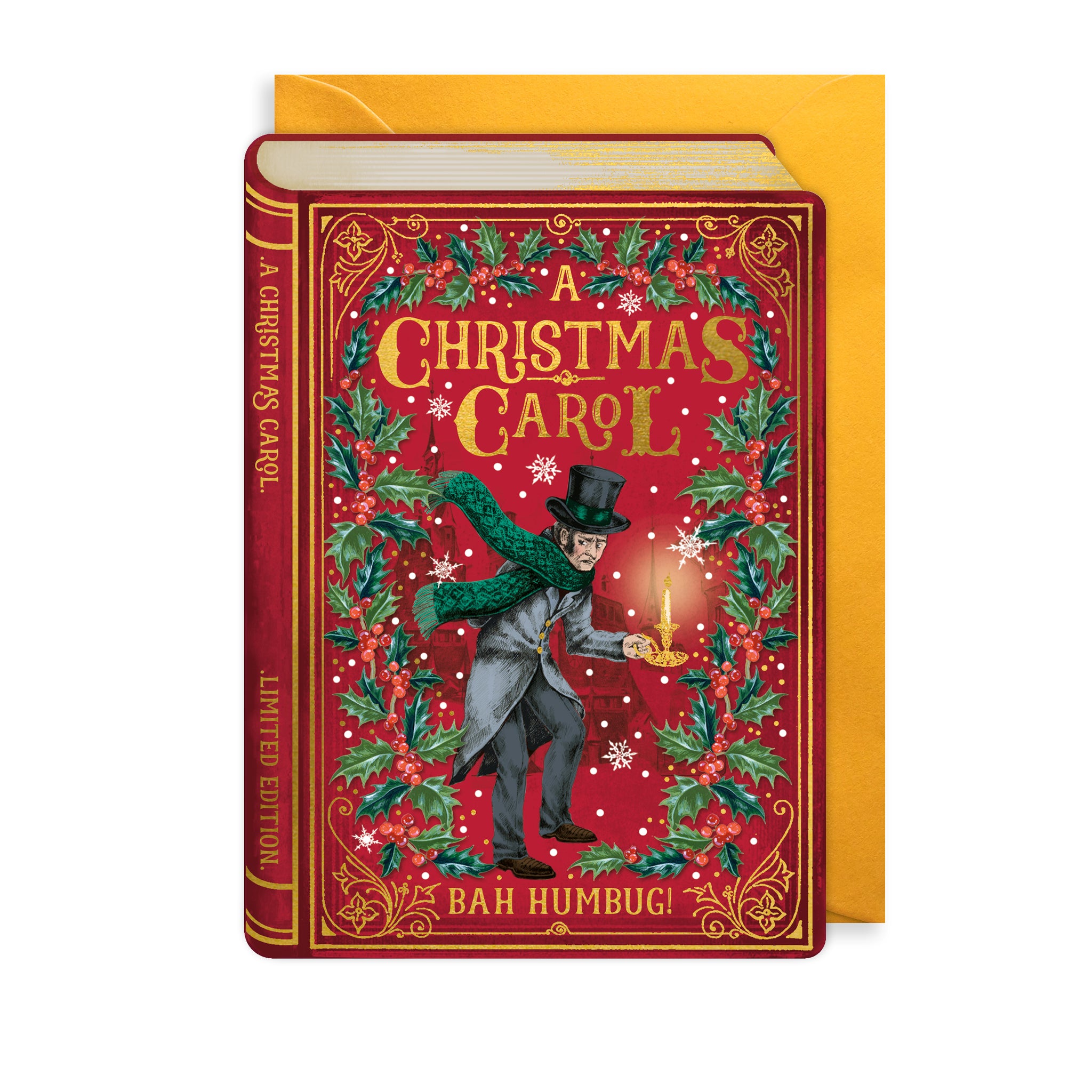 Christmas Carol Storybook Christmas Card