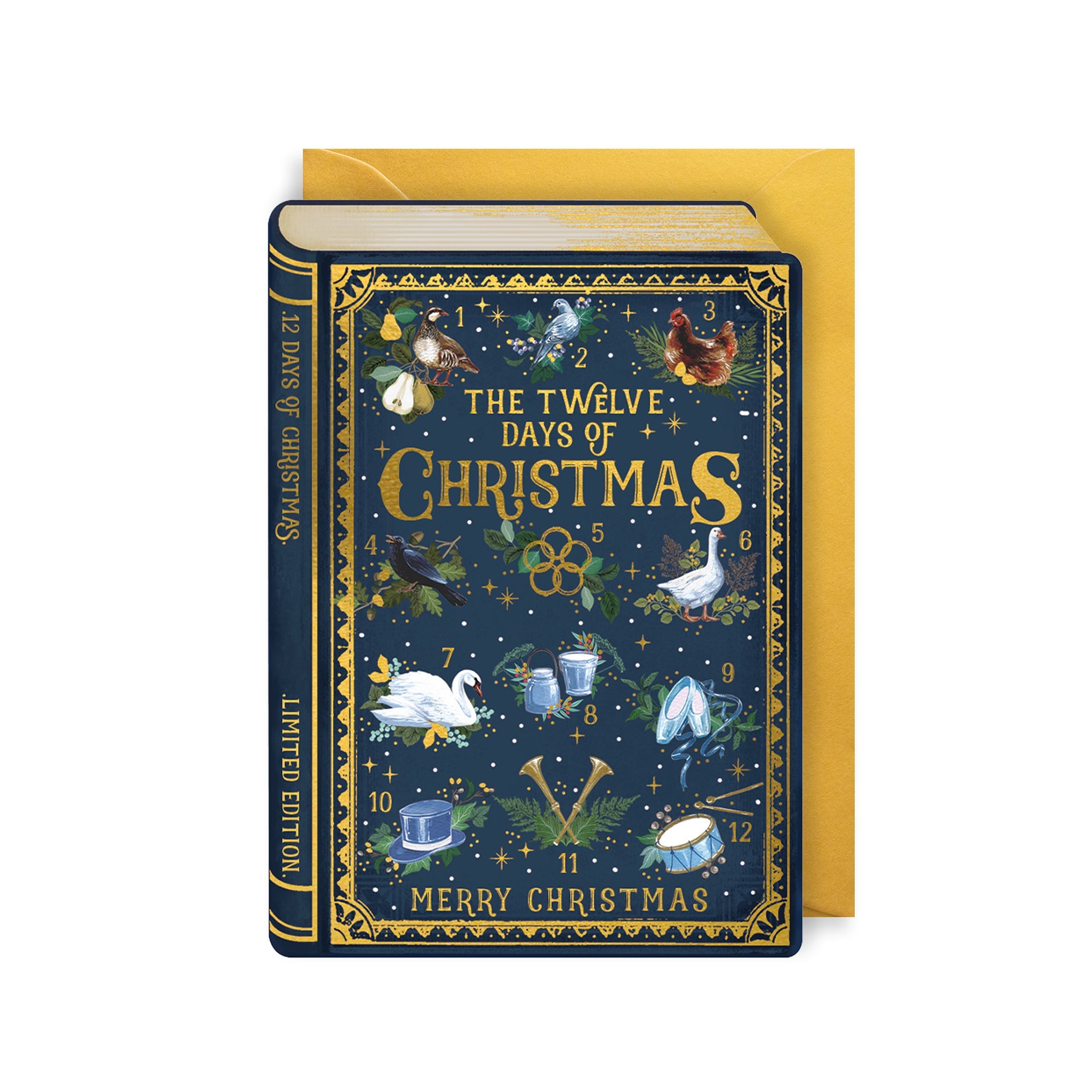 Twelve Days Storybook Christmas Card