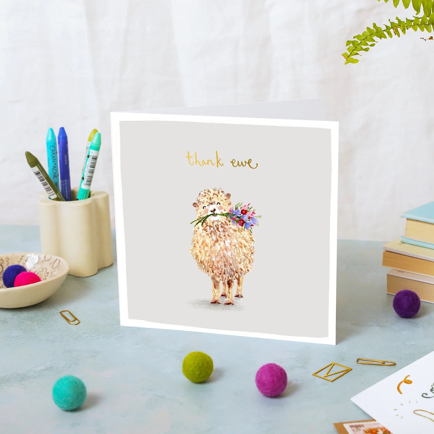 Thank Ewe Thank You Card