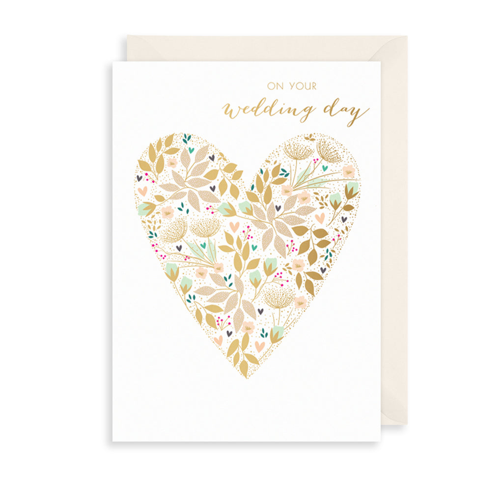 Your Wedding Day Greetings Card The Art File