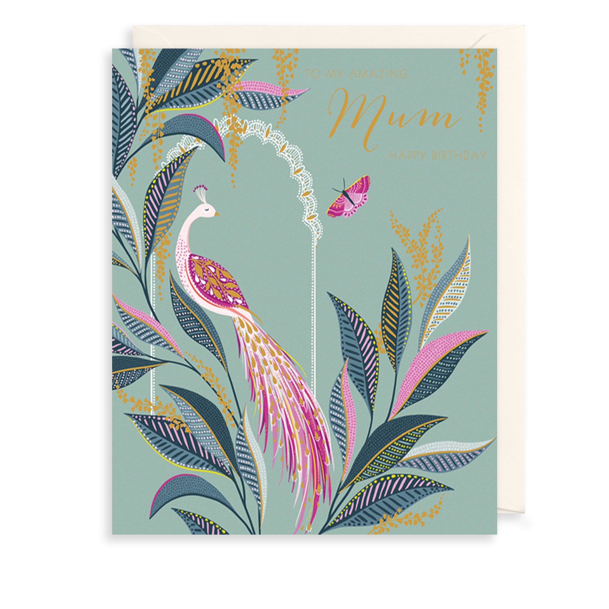 Botanical Mum Greetings Card The Art File