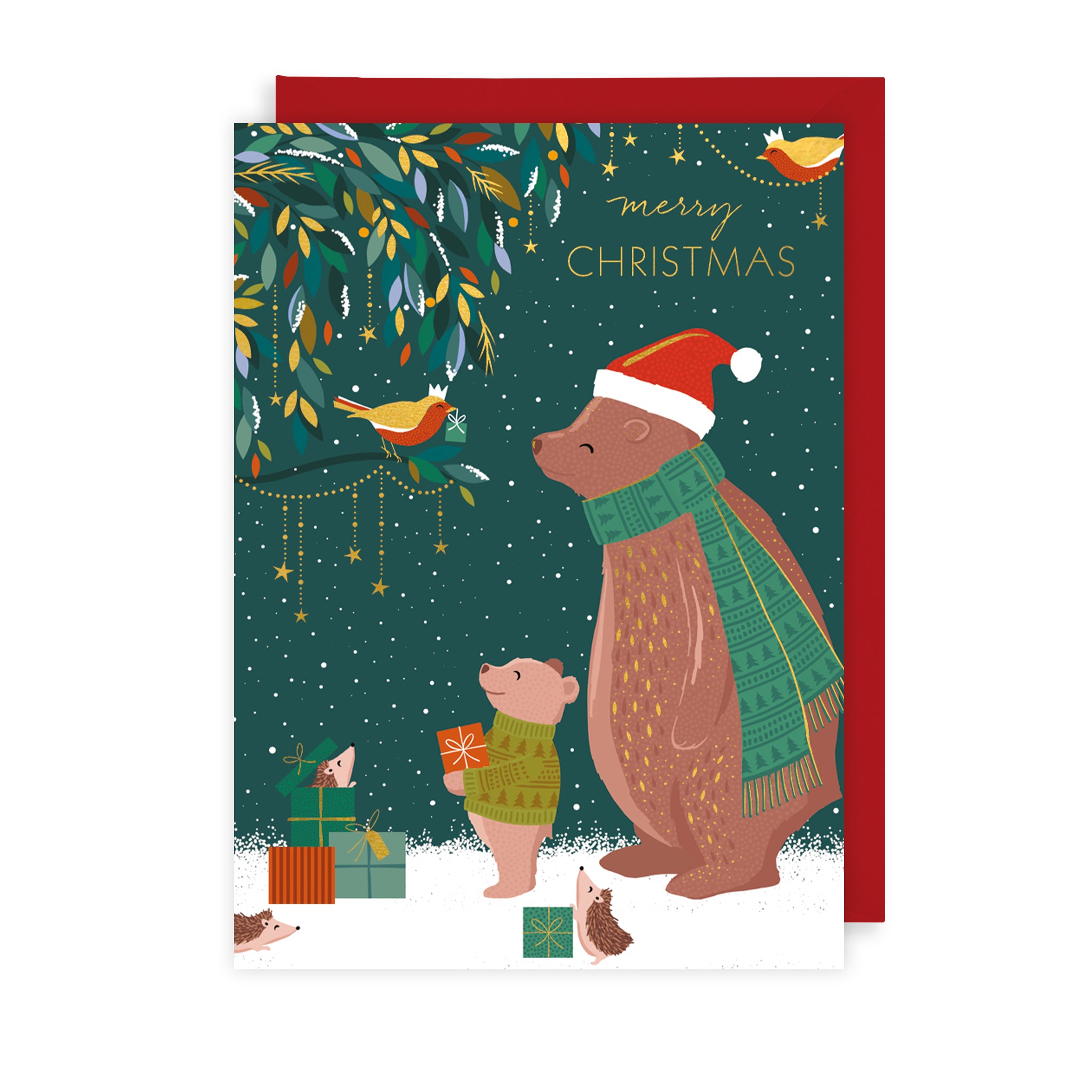 Festive Bears Christmas Card