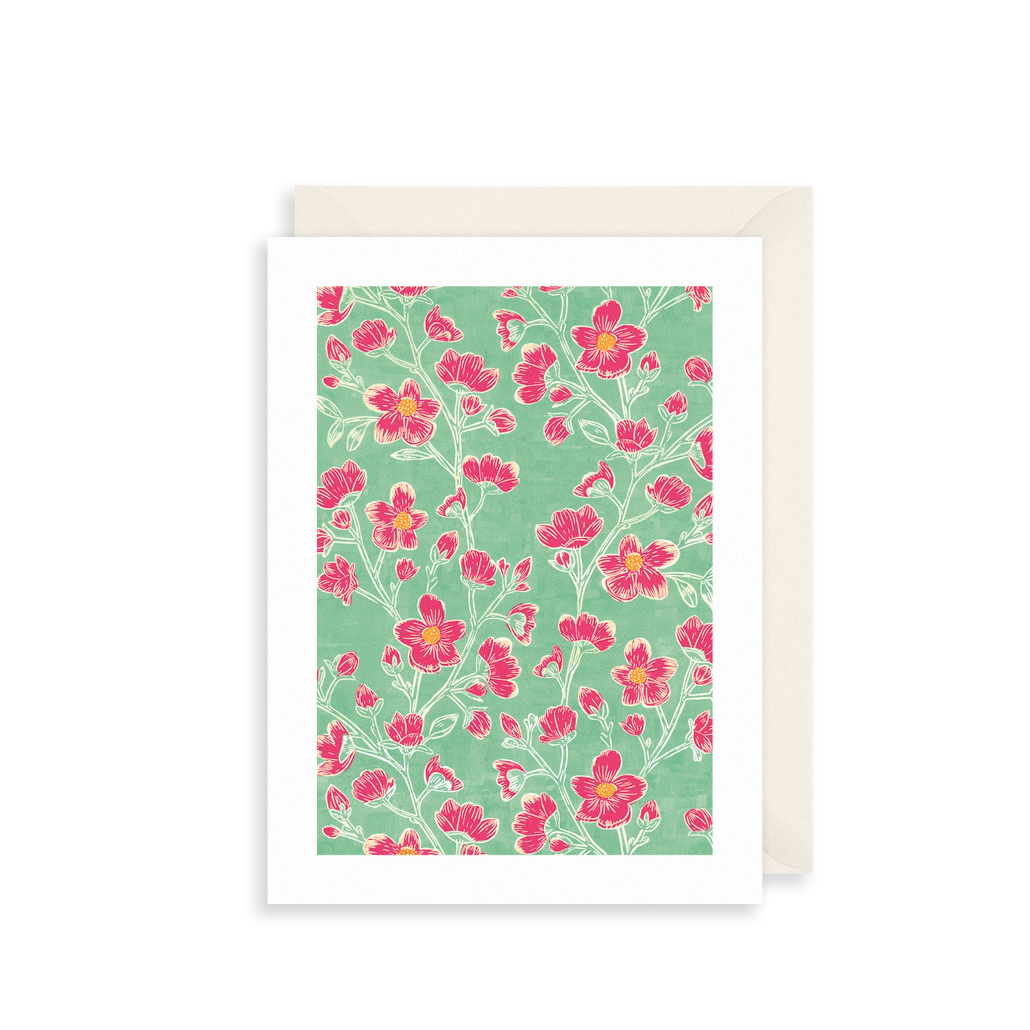 Spring Field Greetings Card The Art File