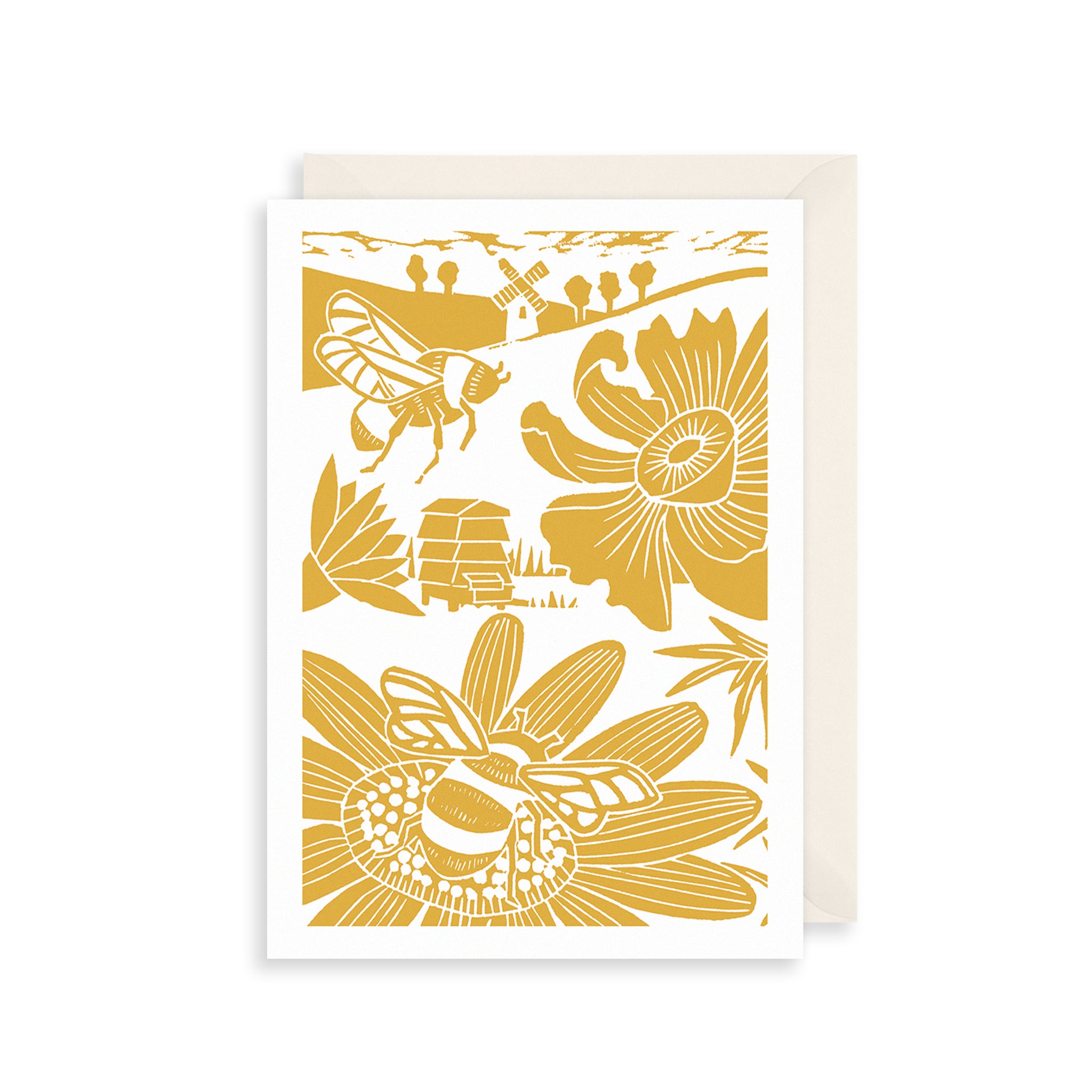 Beehive Greetings Card The Art File