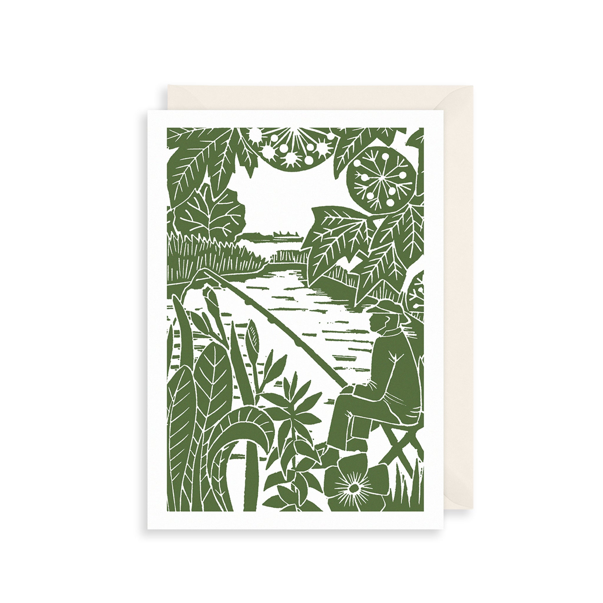 Fishing Greetings Card The Art File