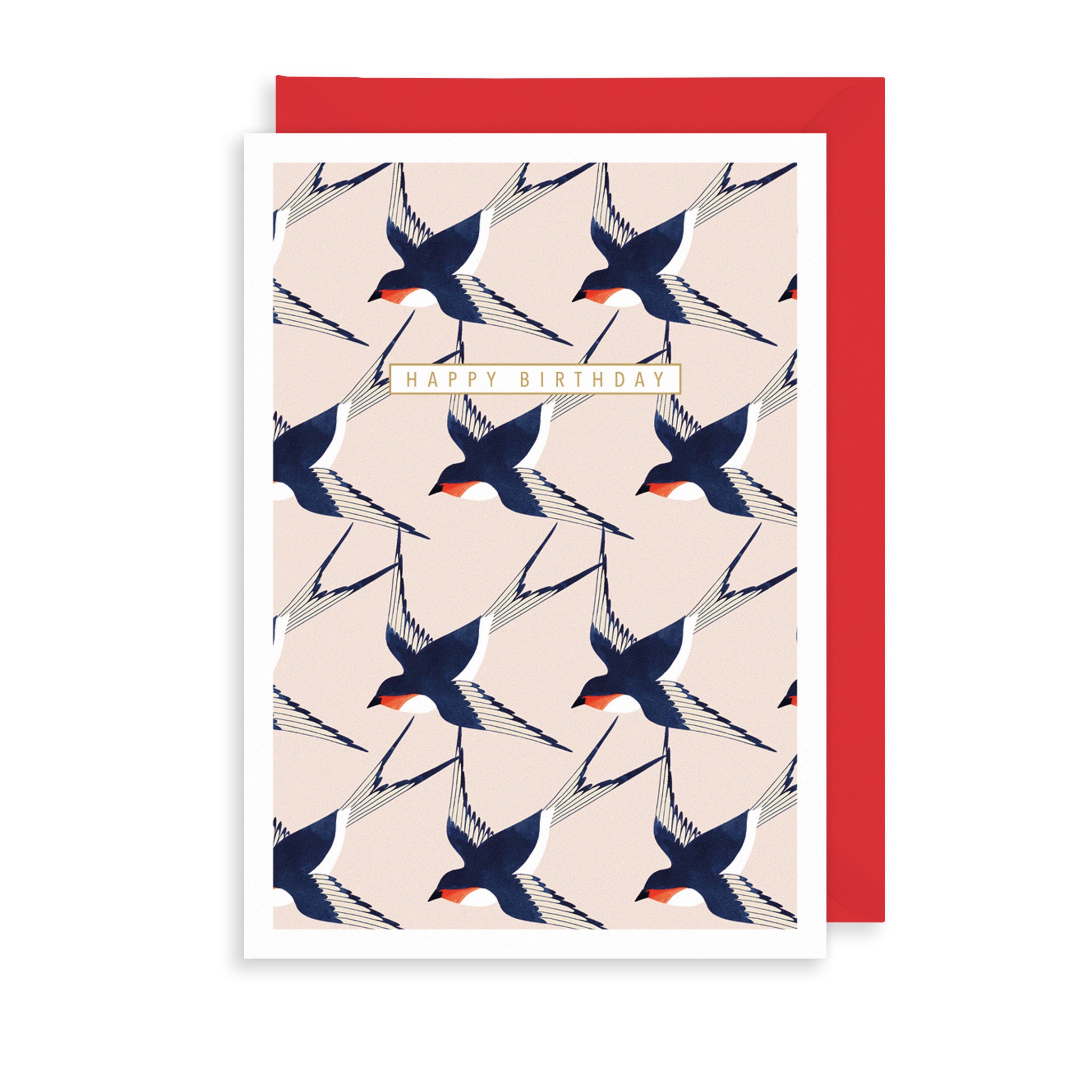 Soaring Birds Greetings Card