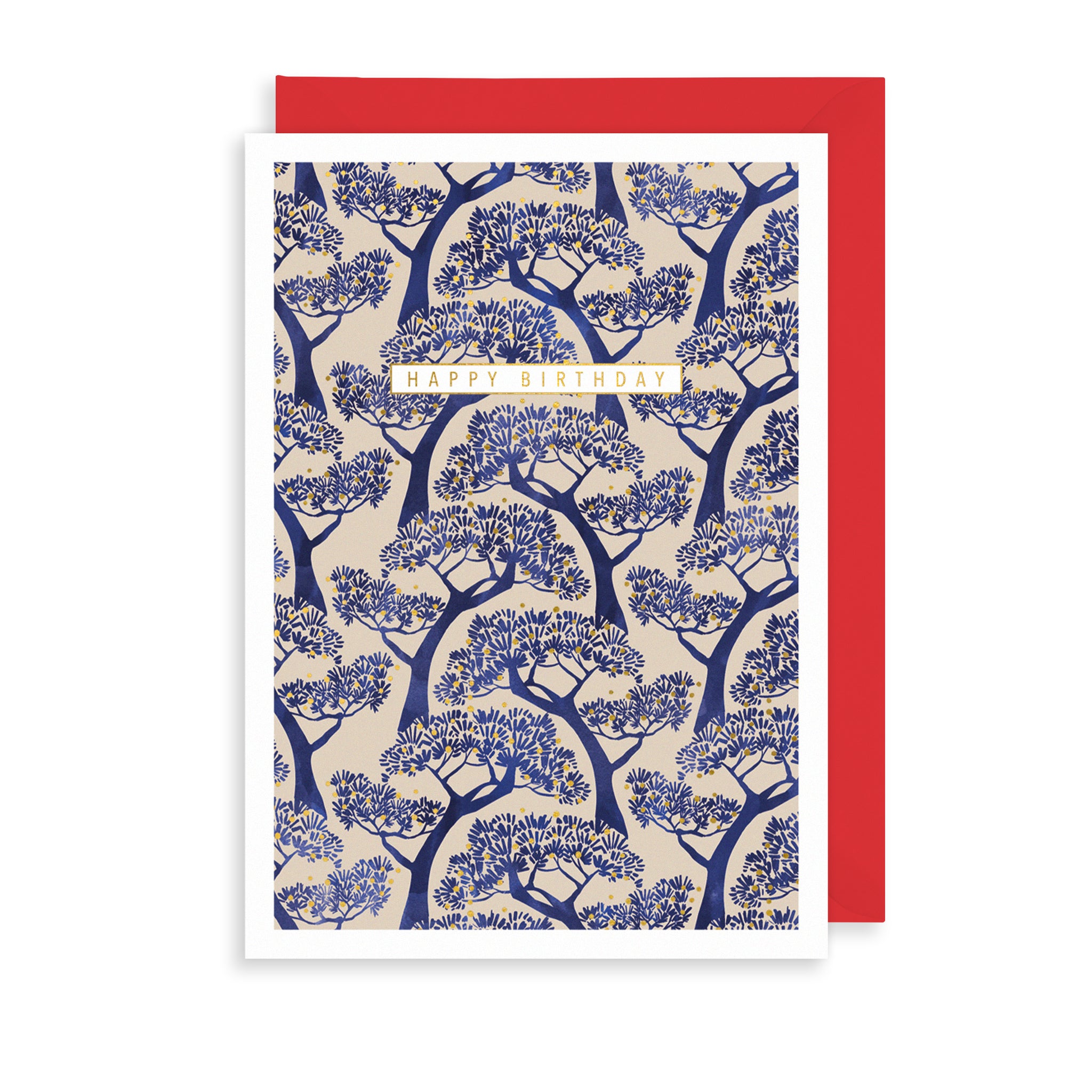 Blooming Trees Greetings Card