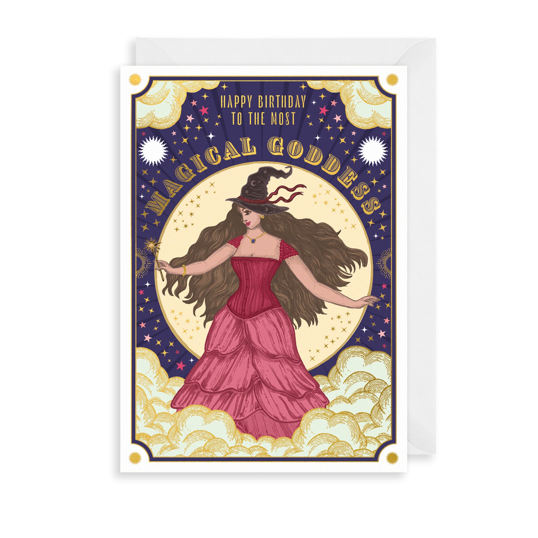 Magical Goddess Greetings Card