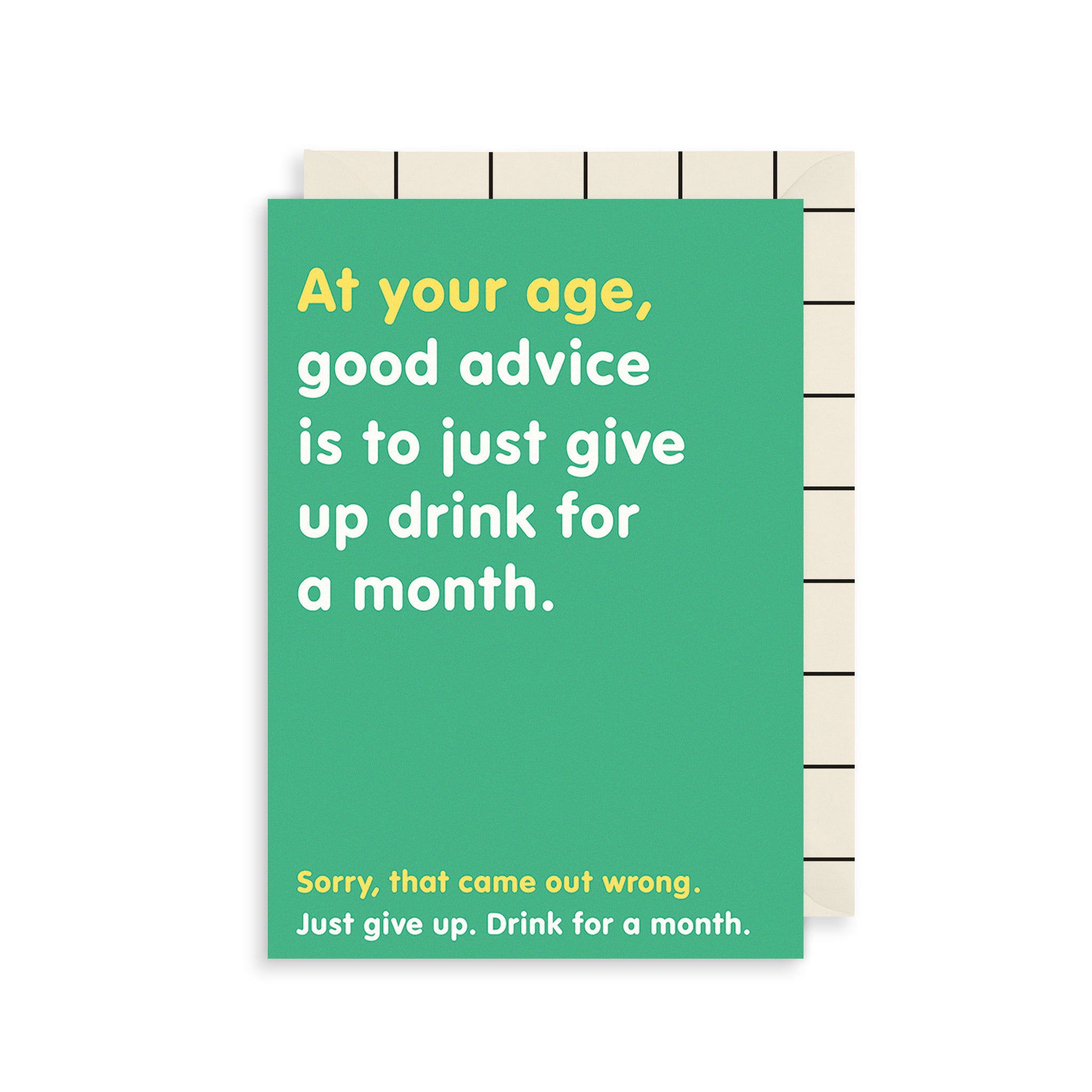 At Your Age Greetings Card The Art File