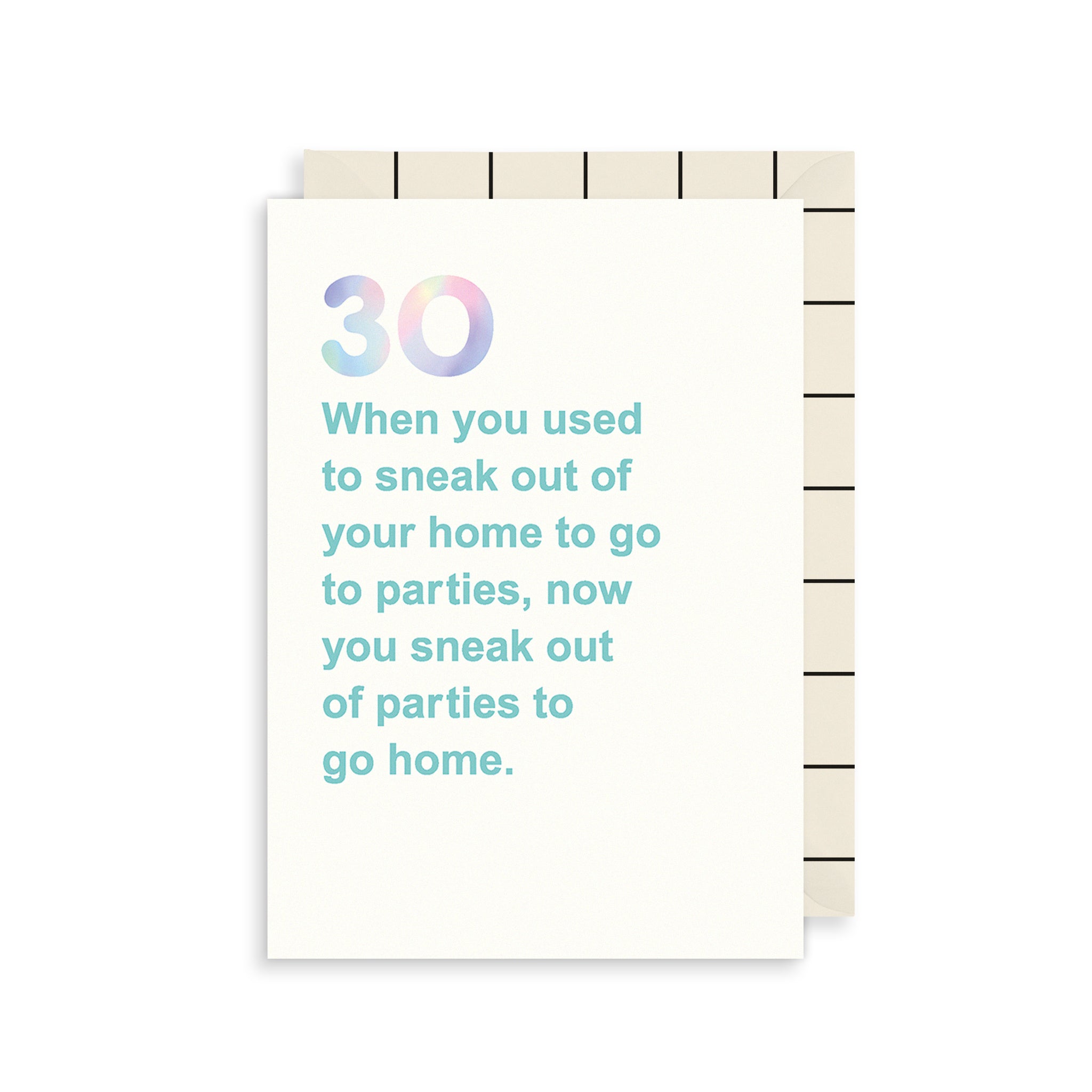 30, Sneak Home Greetings Card The Art File