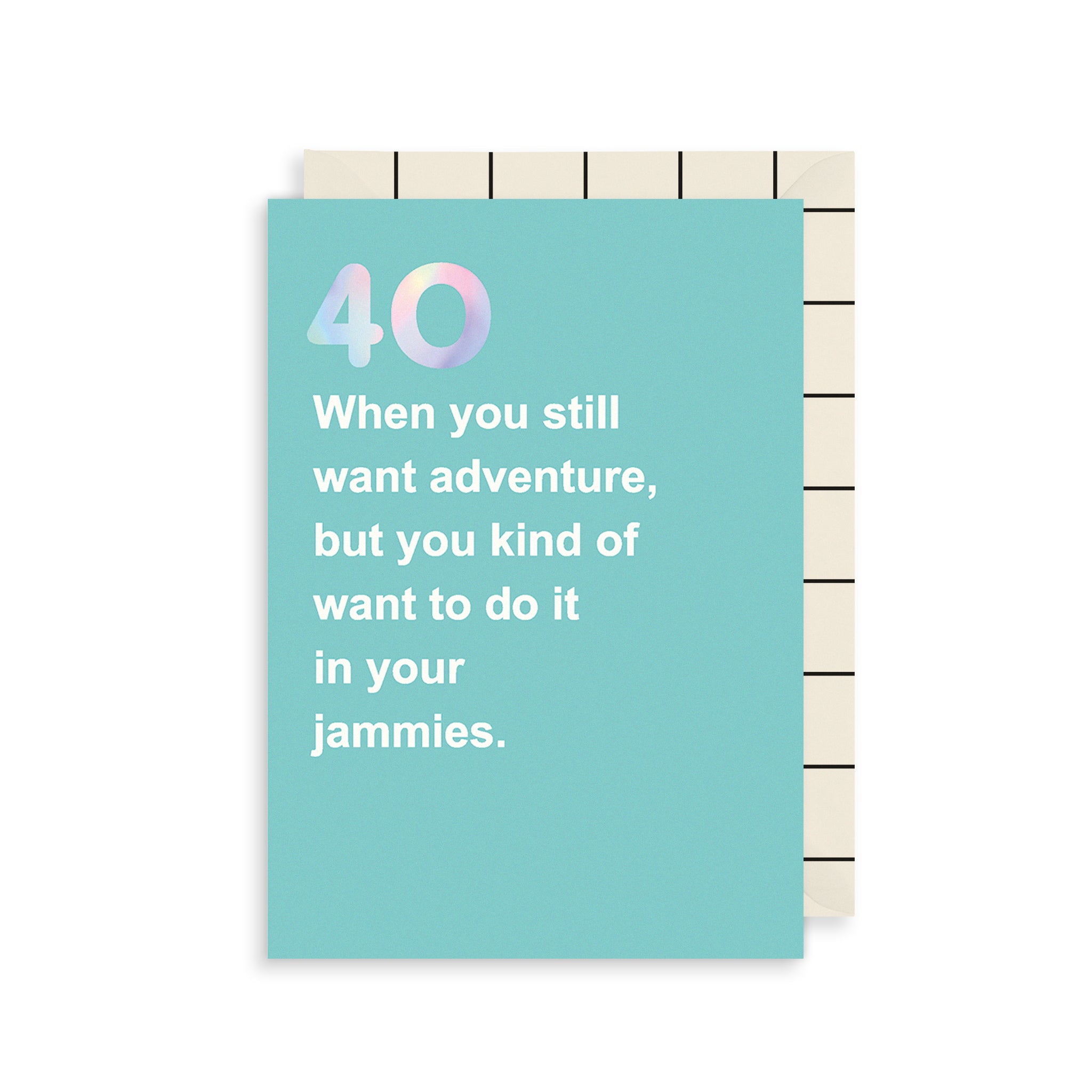 40, In Your Jammies Greeting Card The Art File