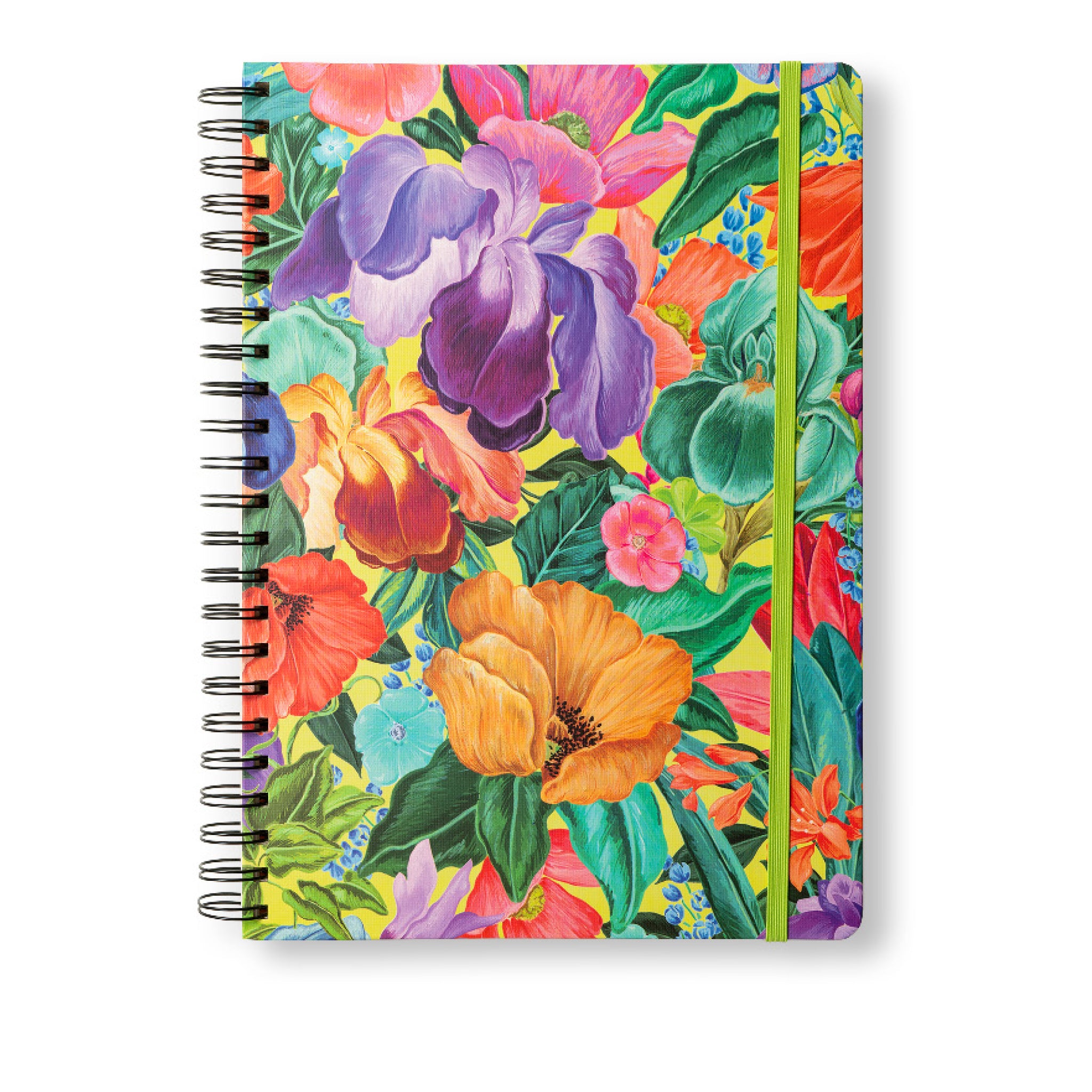 Bright Floral Plantasia A4 Hardback Notebook